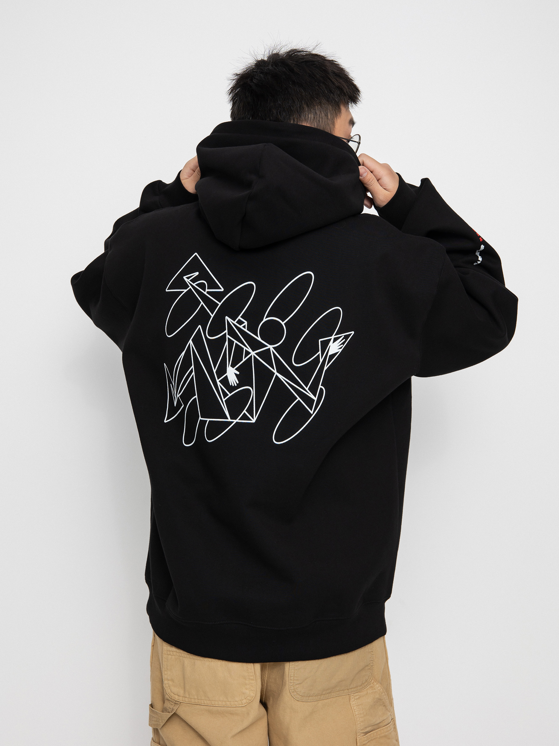 Bluza z kapturem Carhartt WIP X Relevant Parties Vol 2 Rush Hour HD (black/white)