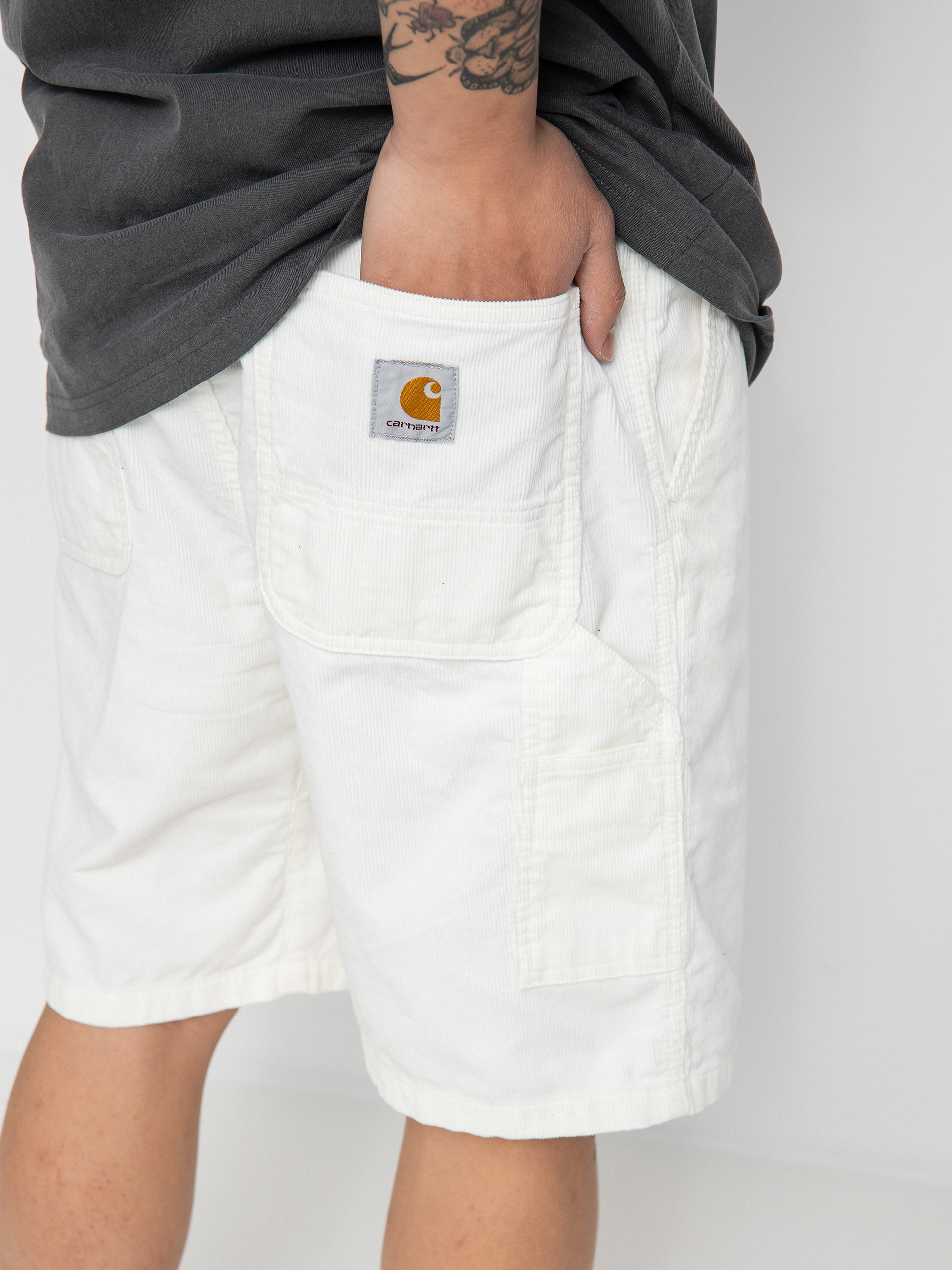 Szorty Carhartt WIP Flint (wax)