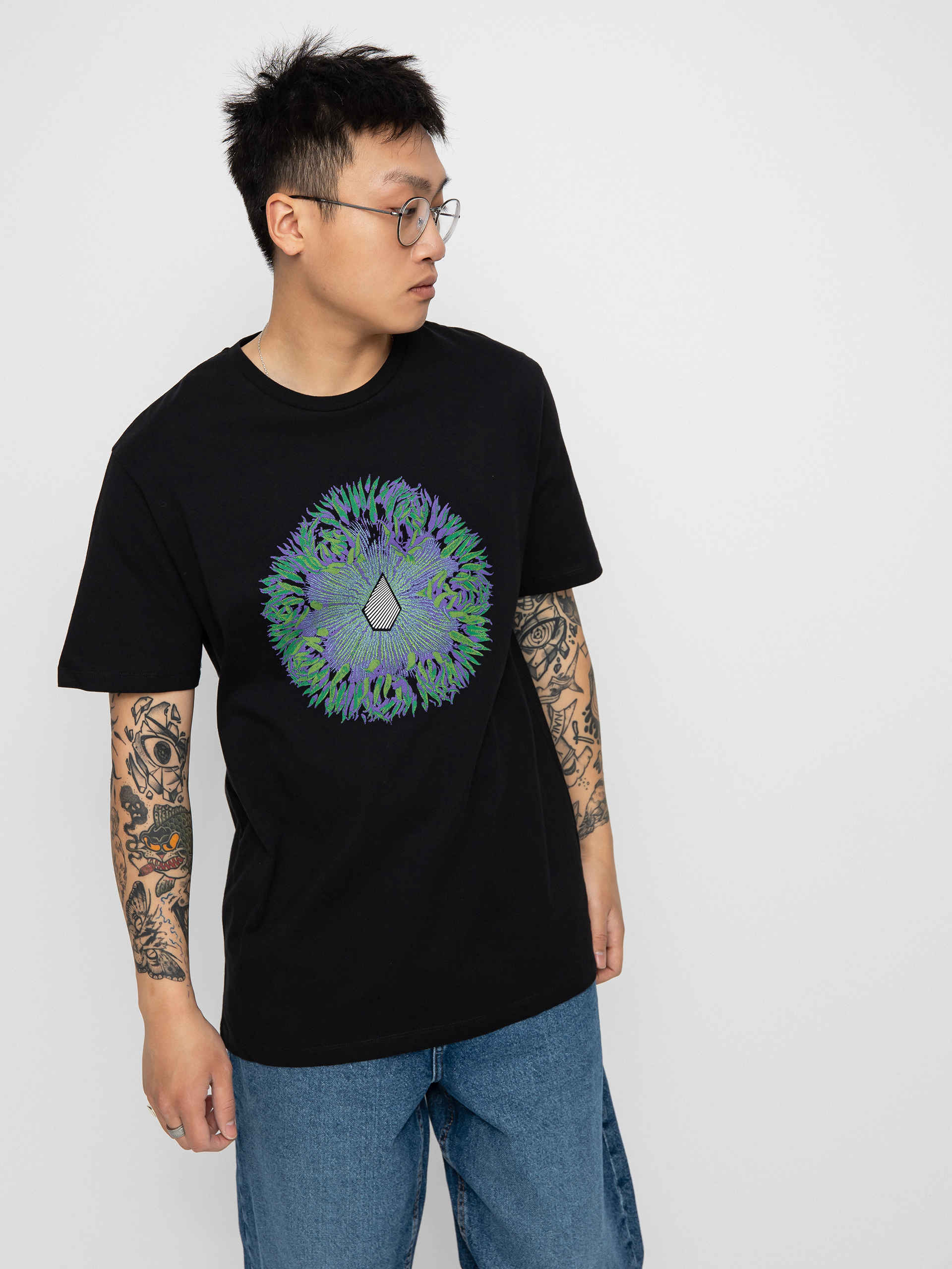 T-shirt Volcom Coral Morph (black)