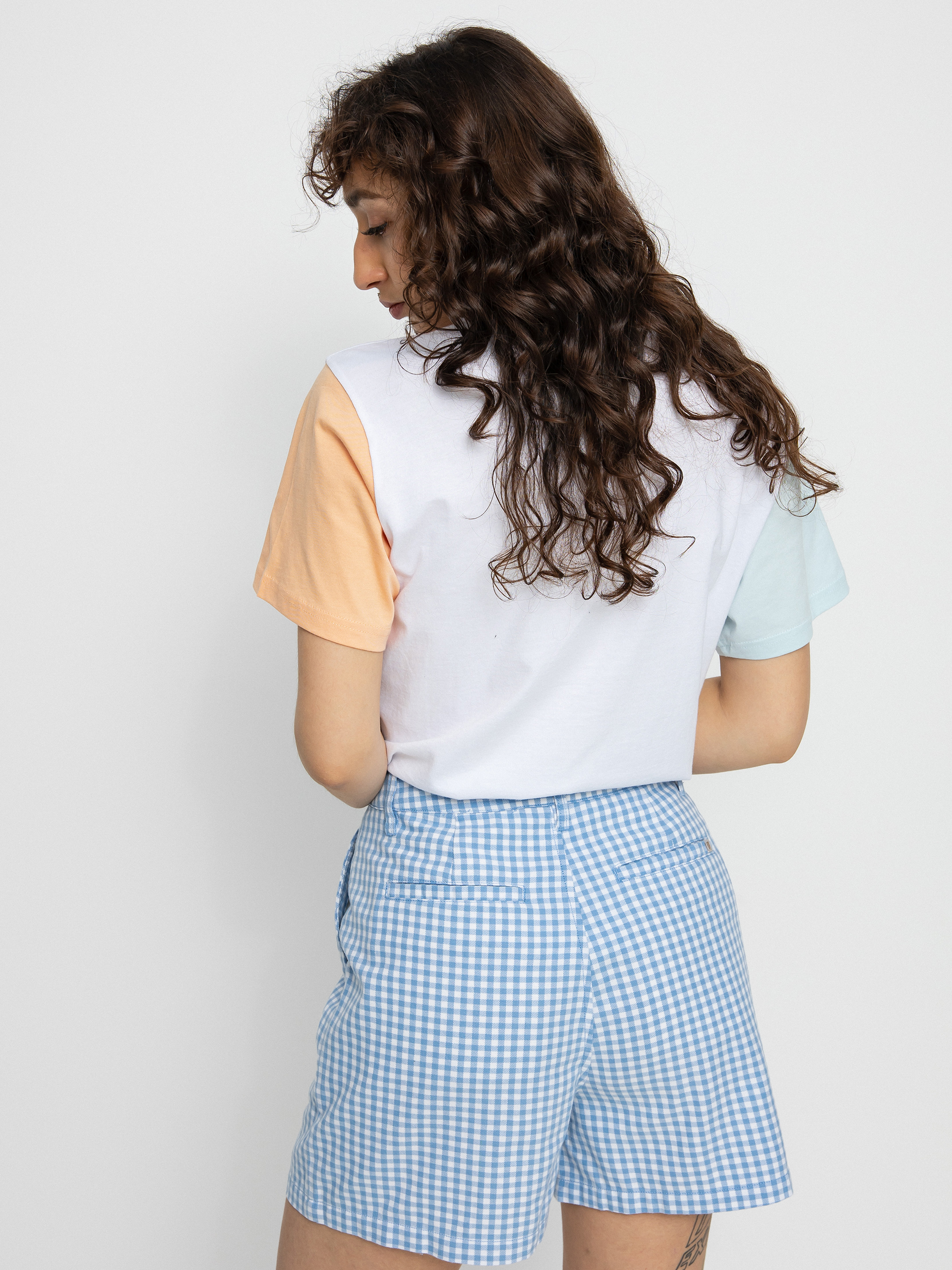 T-shirt Vans Left Chest Colorblock Em Wmn (white/multi)