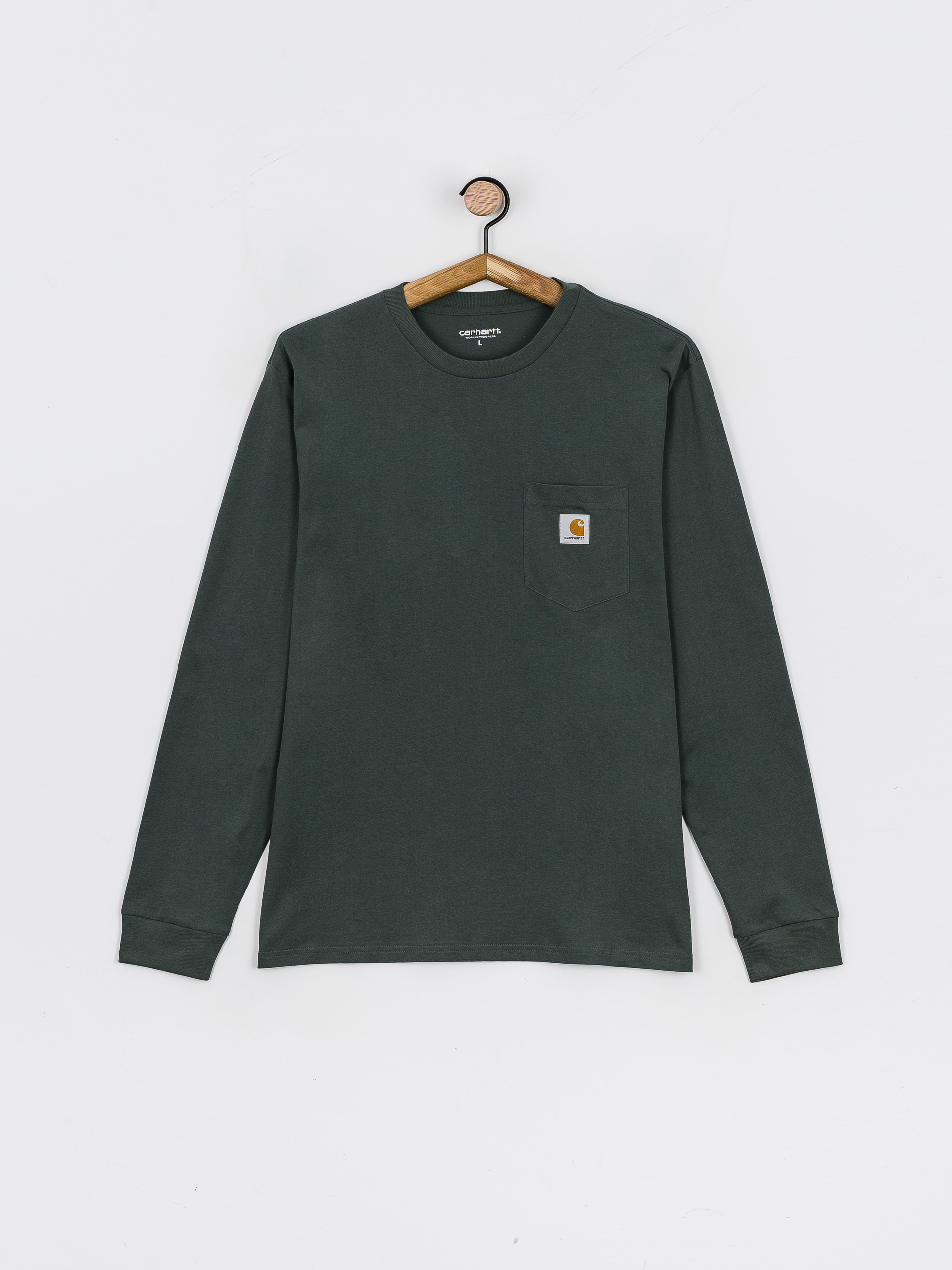 Longsleeve Carhartt WIP Pocket (hemlock green)