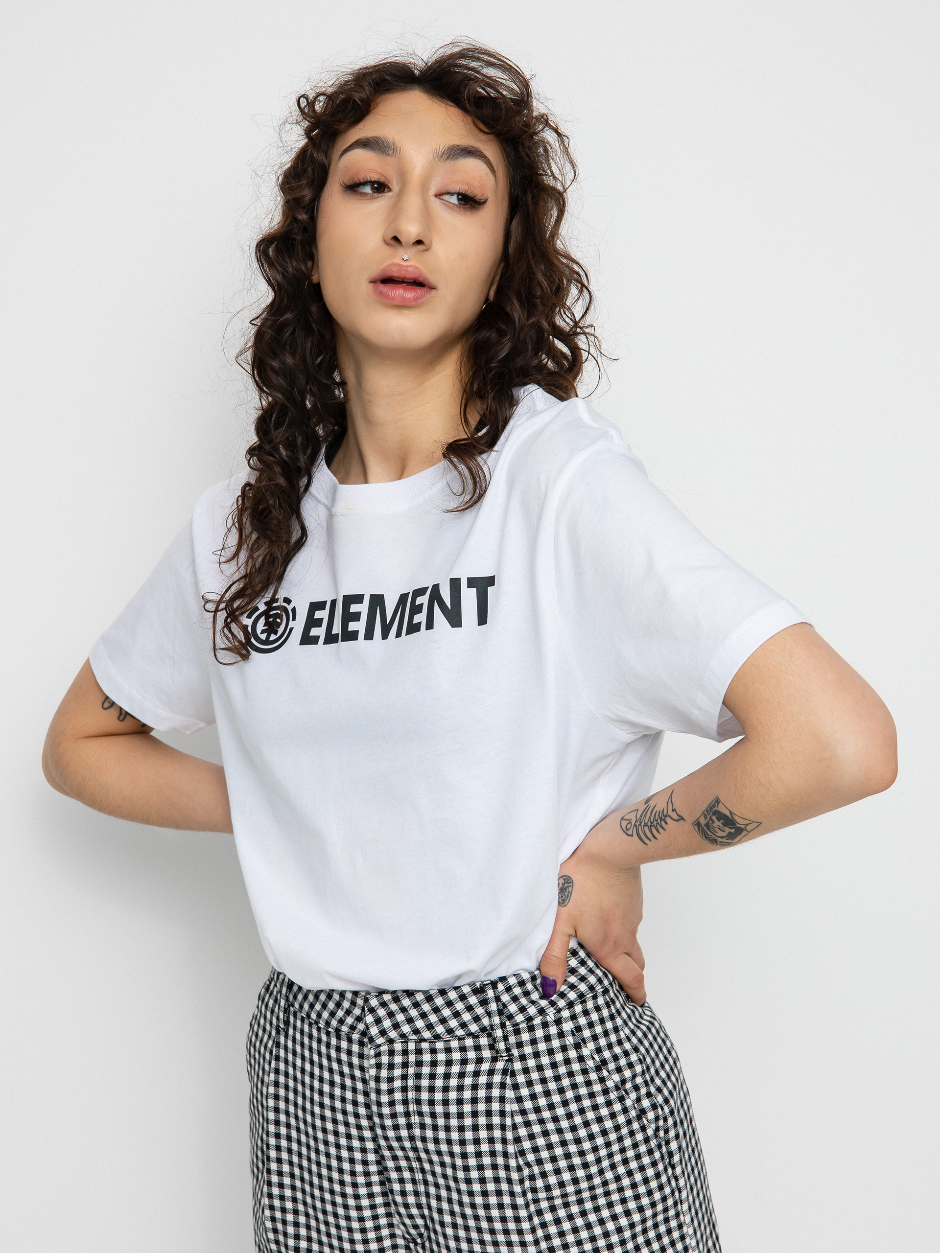 T-shirt Element Element Logo Wmn (optic white)