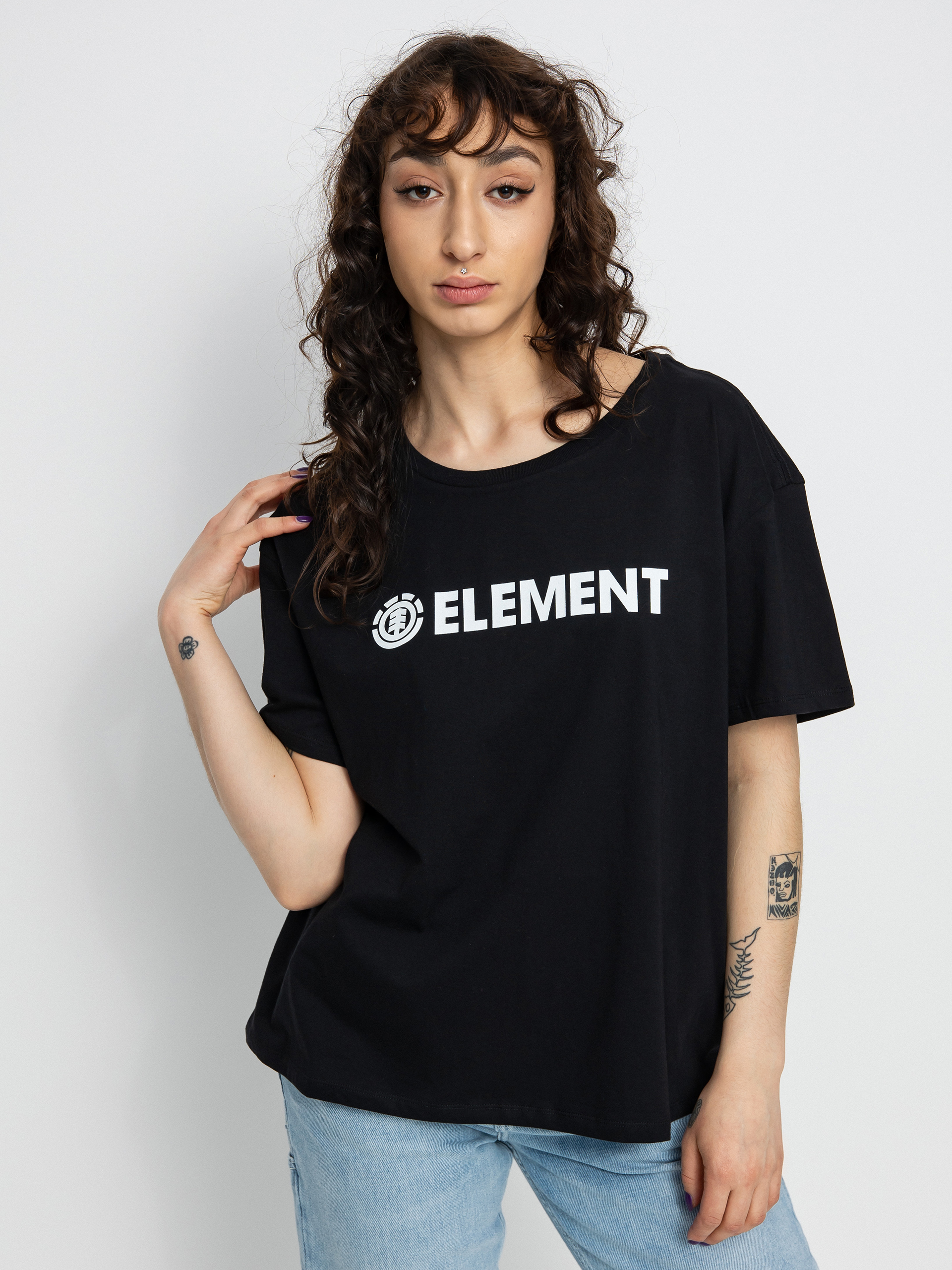 T-shirt Element Element Logo Wmn (flint black)