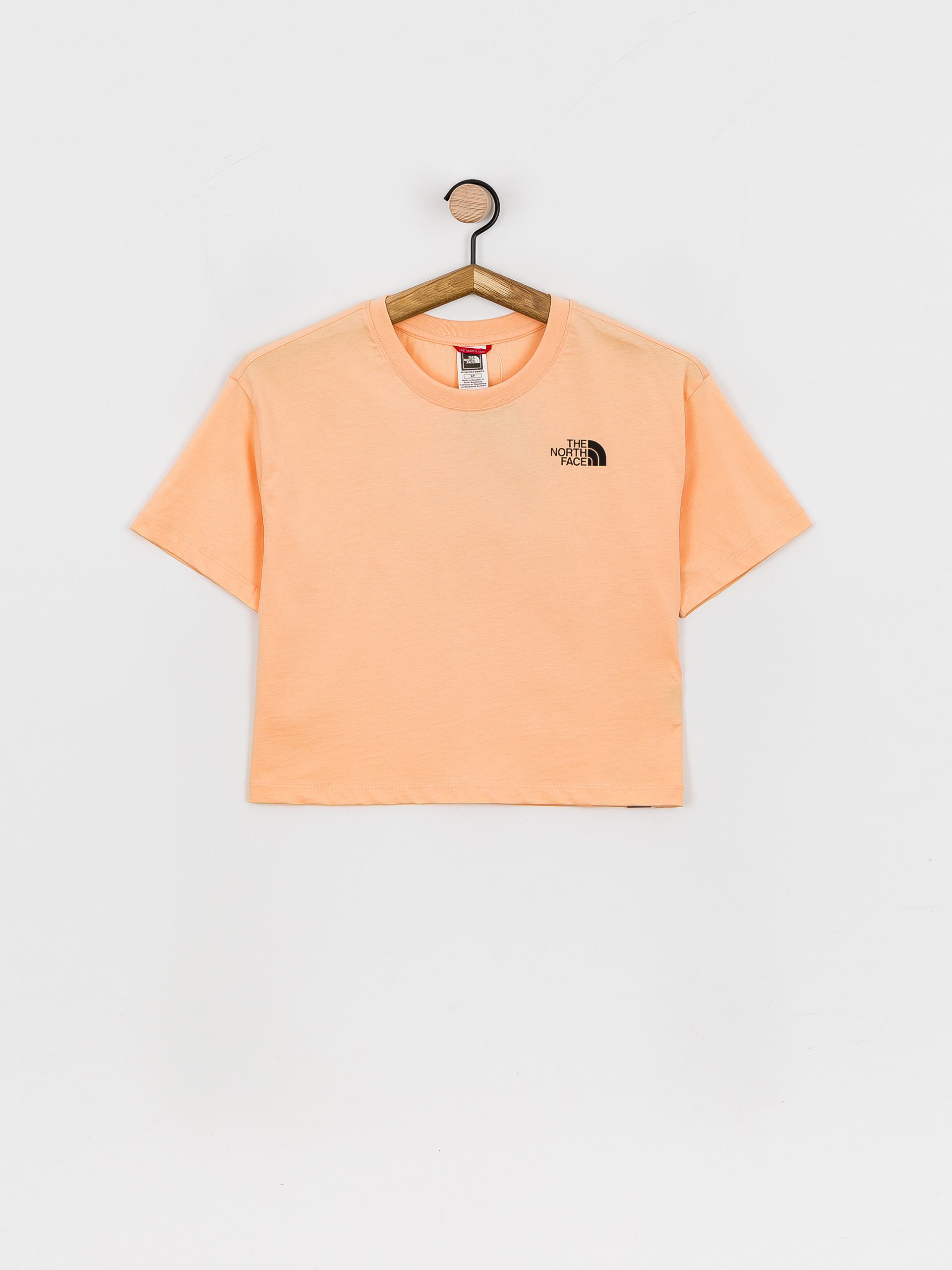 T-shirt The North Face Cropped Simple Dome Wmn (apricot ice)