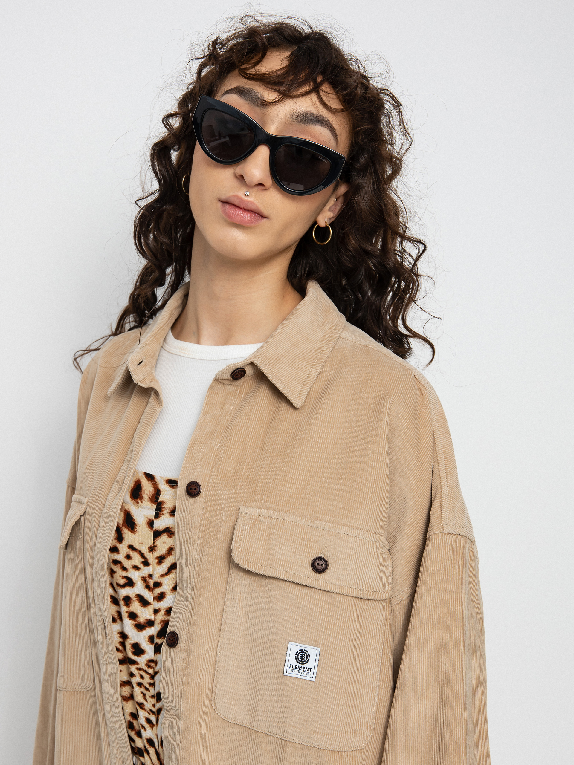 Kurtka Element Manitoba Cord Shirt Wmn (oxford tan)