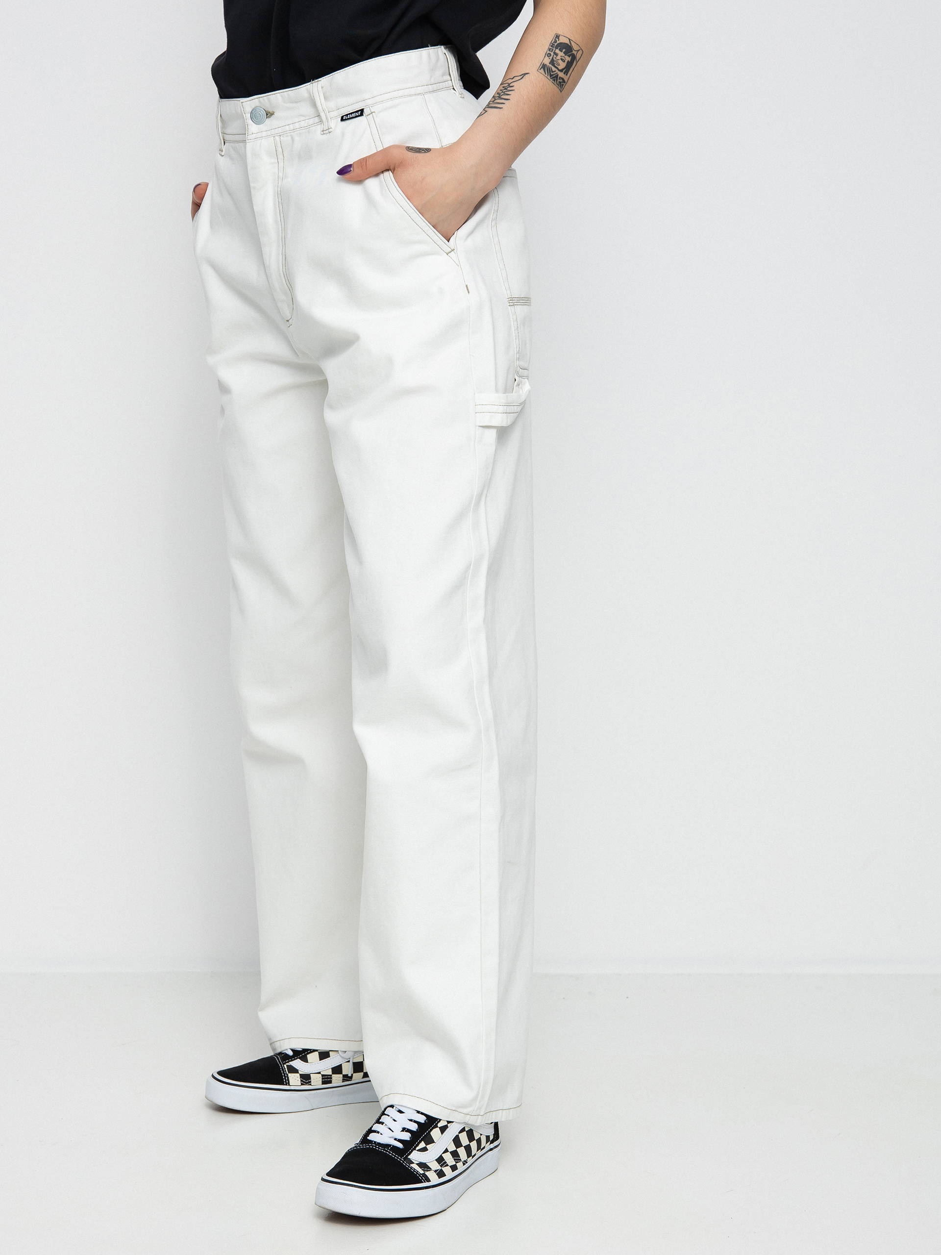 Spodnie Element Utility Canvas Wmn (off white)