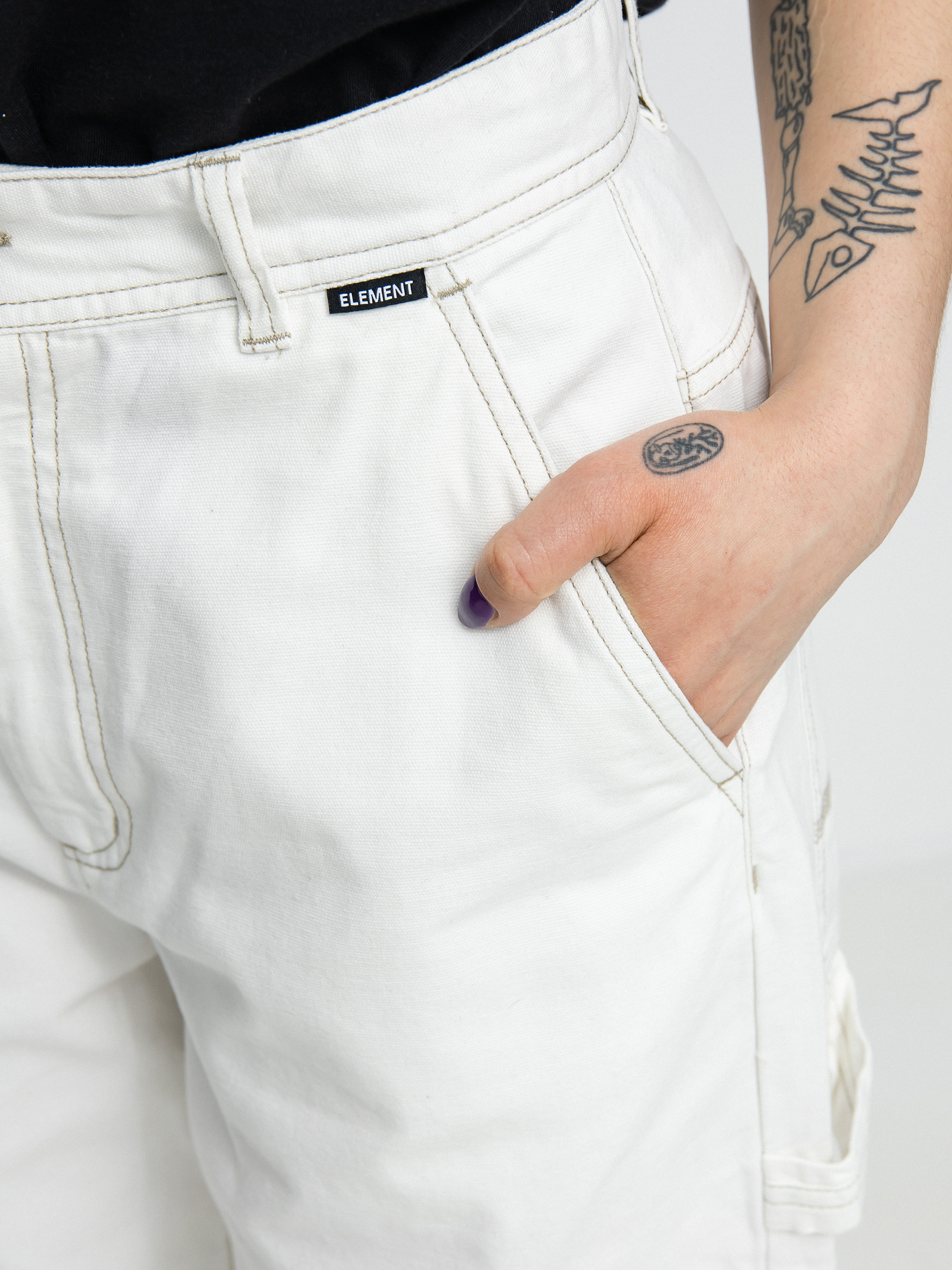 Spodnie Element Utility Canvas Wmn (off white)
