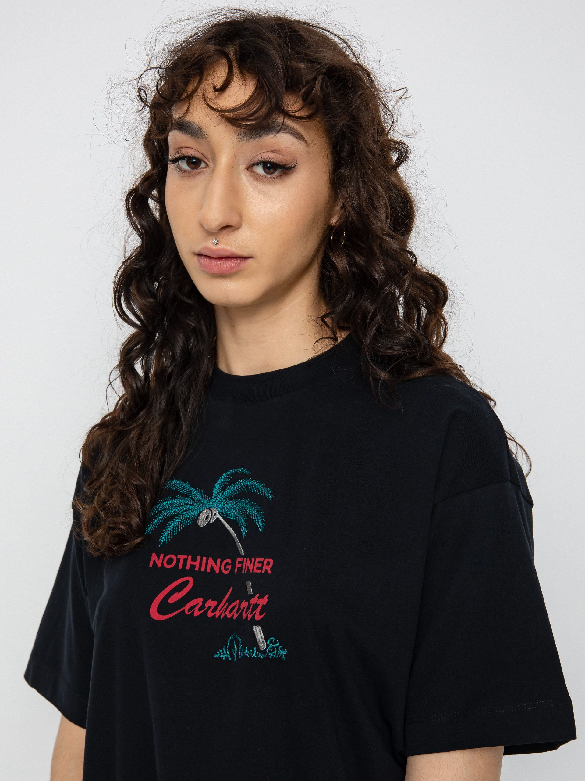 T-shirt Carhartt WIP Finer Wmn (black)