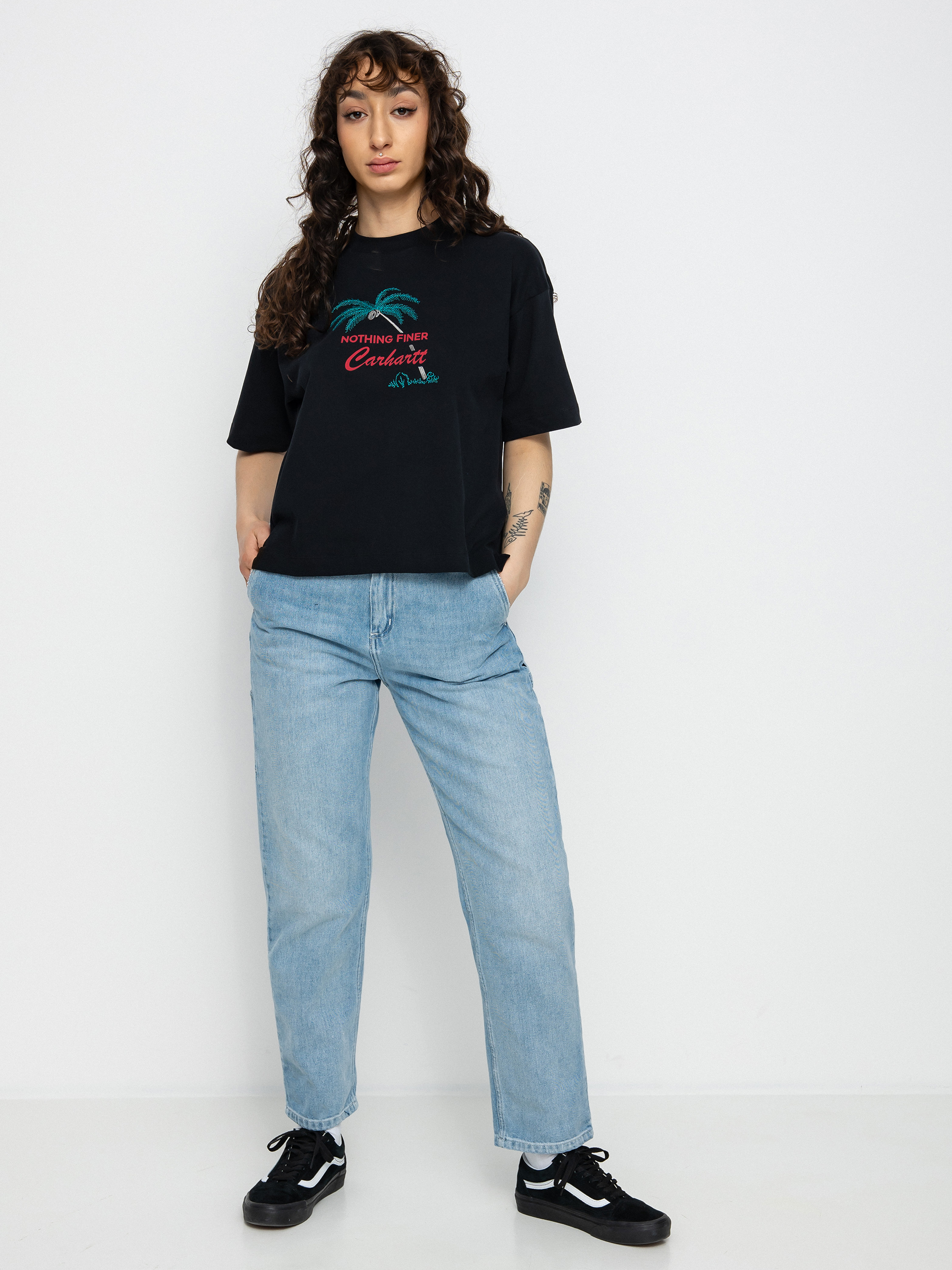 T-shirt Carhartt WIP Finer Wmn (black)