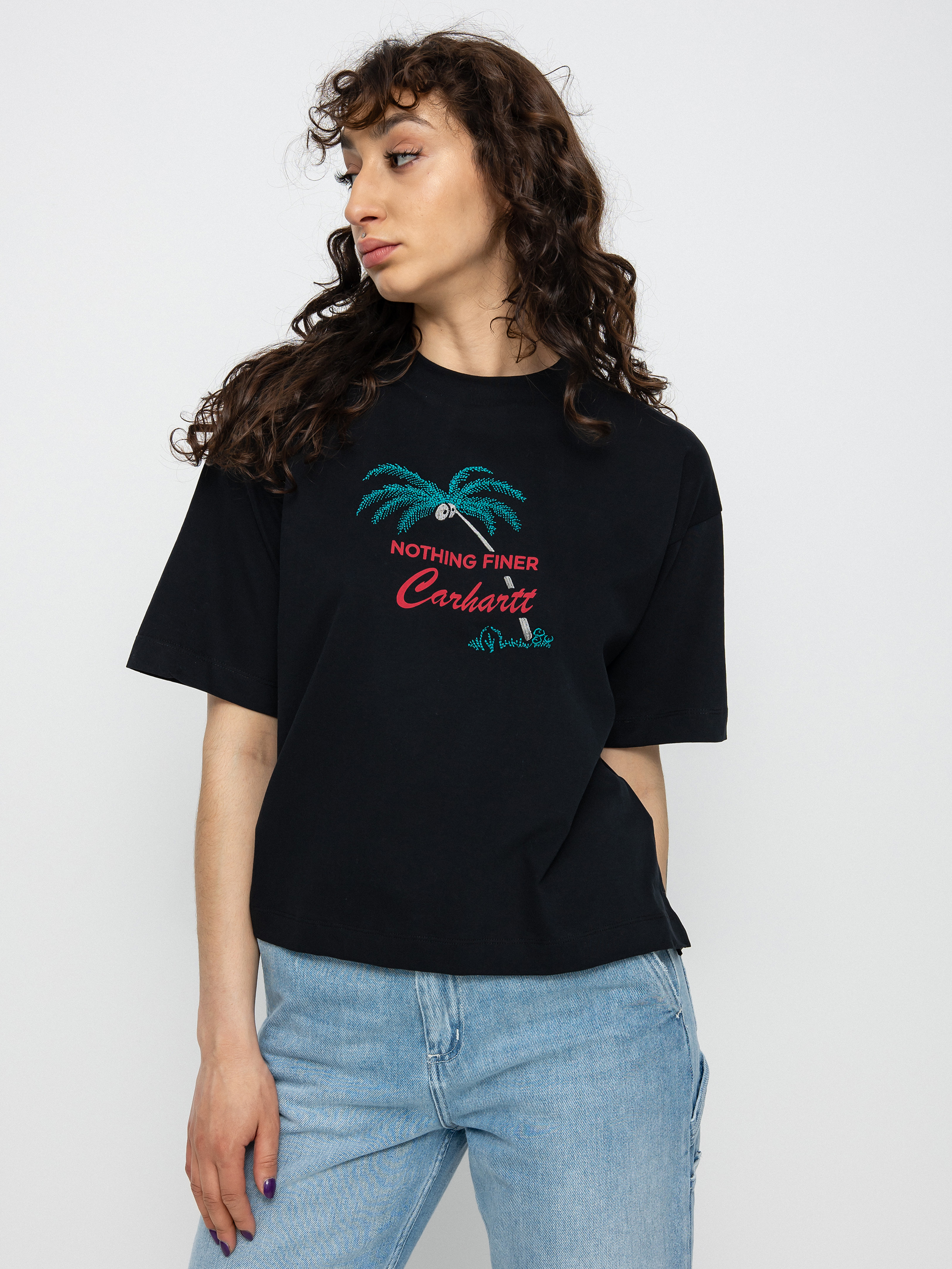 T-shirt Carhartt WIP Finer Wmn (black)