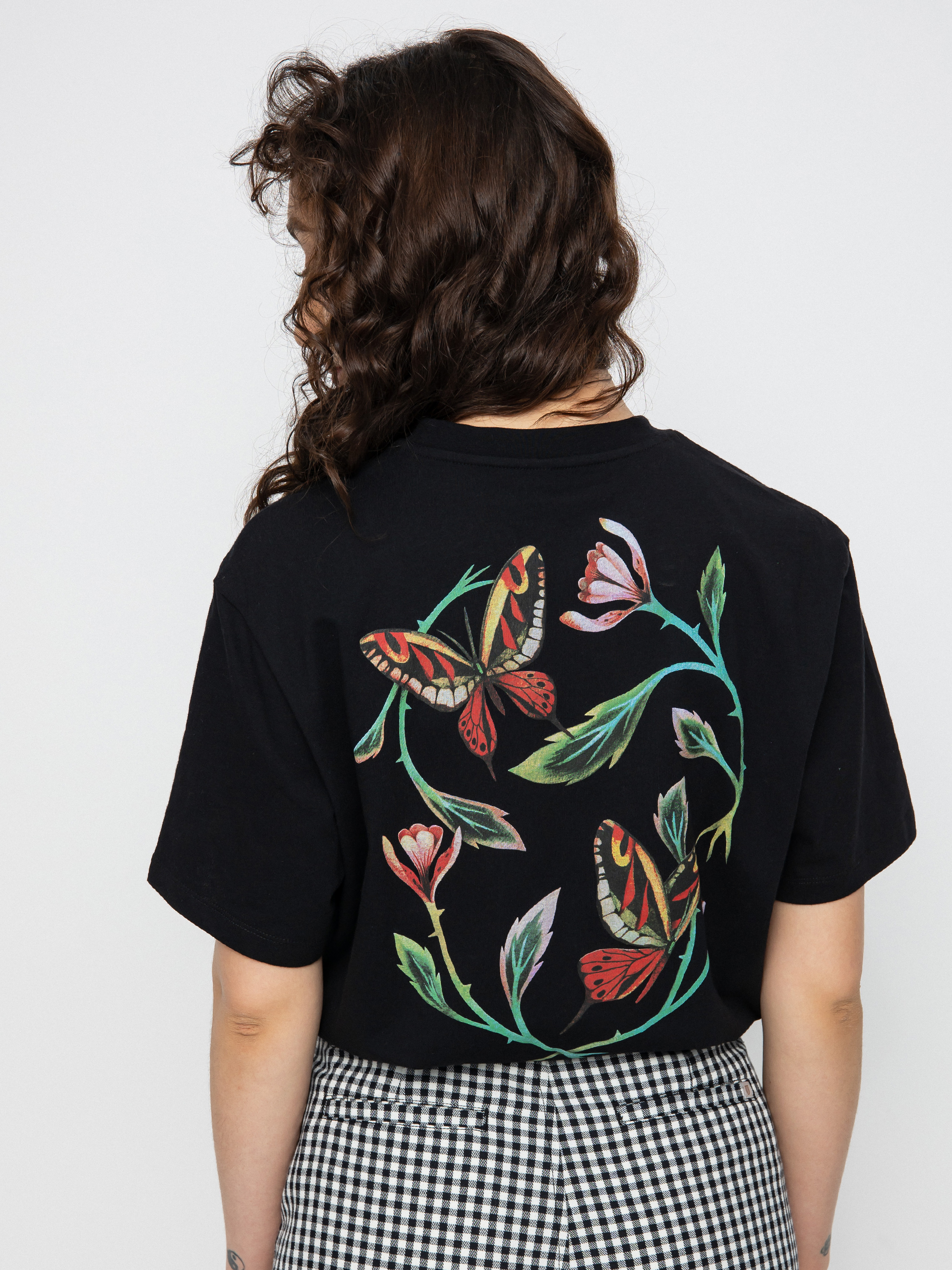 T-shirt RVCA Flora Wmn (black)