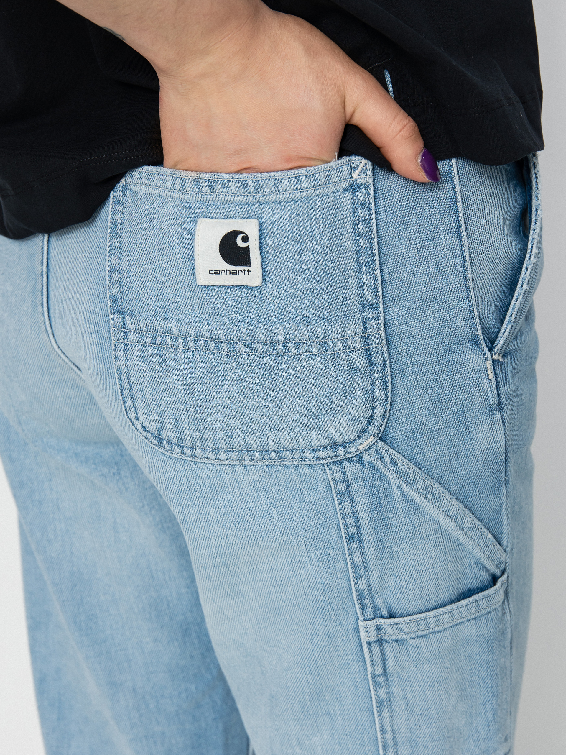 Spodnie Carhartt WIP Pierce Wmn (blue)