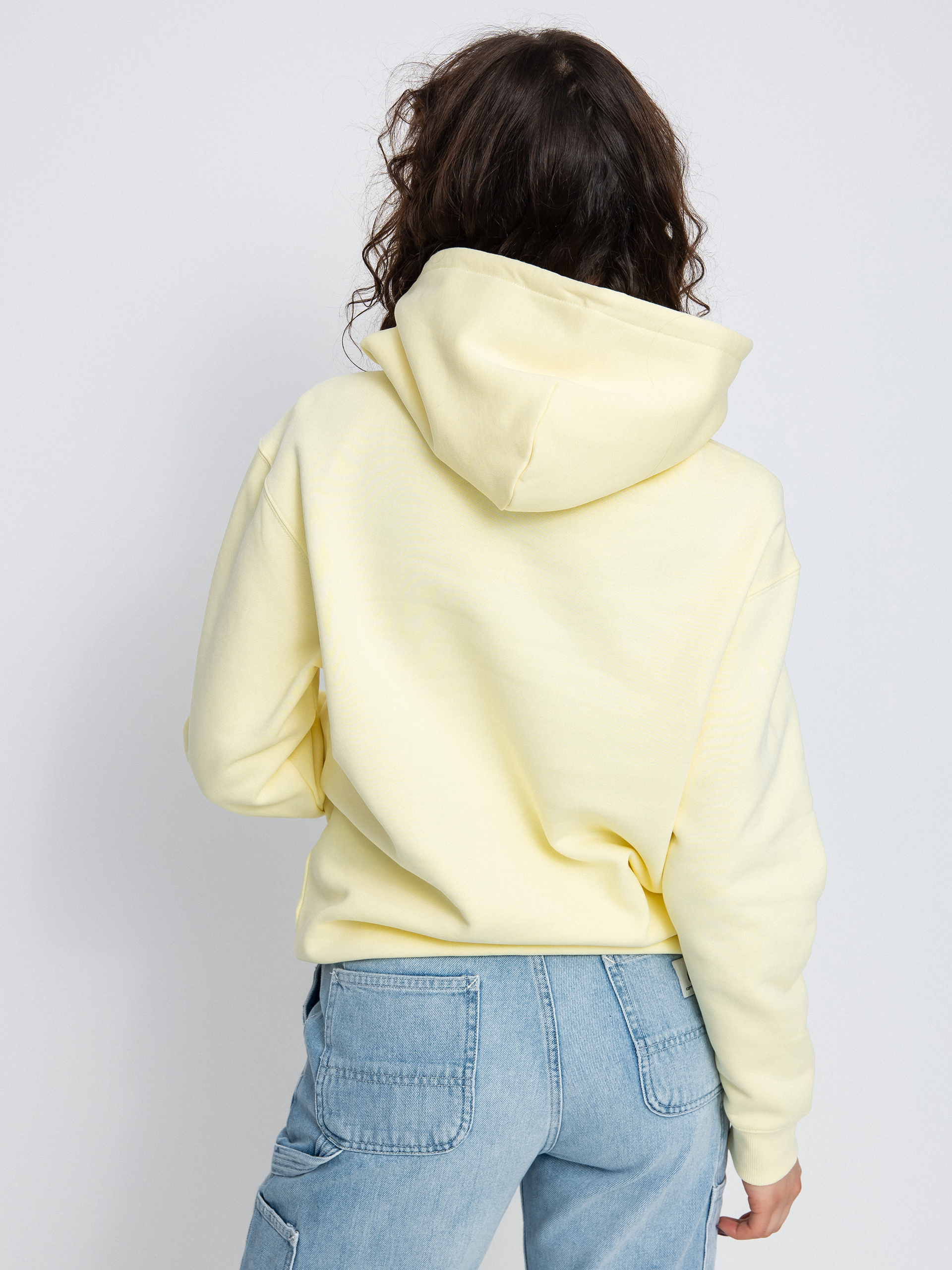 Bluza z kapturem Carhartt WIP Carhartt HD Wmn (soft yellow/popsicle)