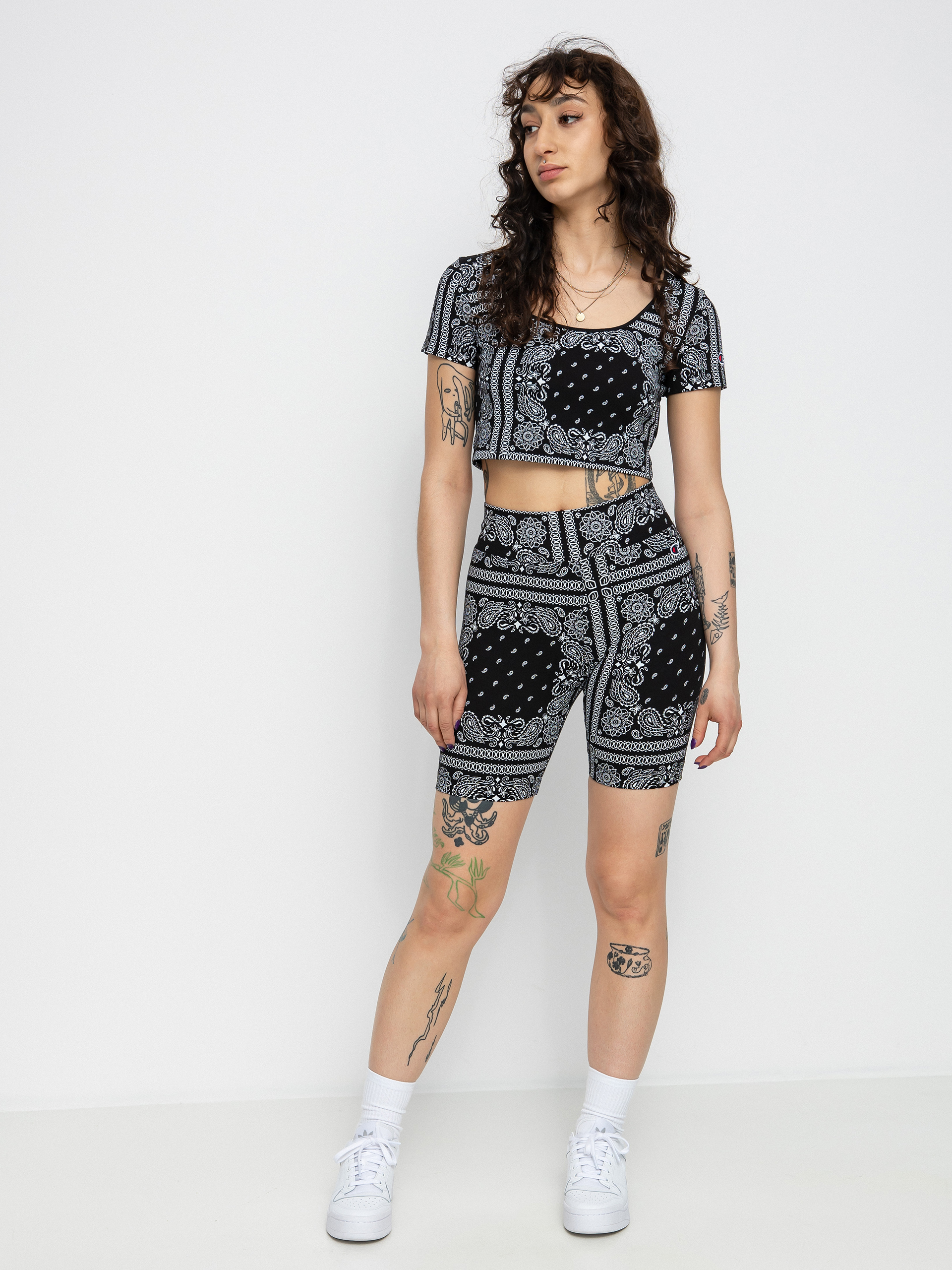 Legginsy Champion Biker Pants 115128 Wmn (nbk/allover)