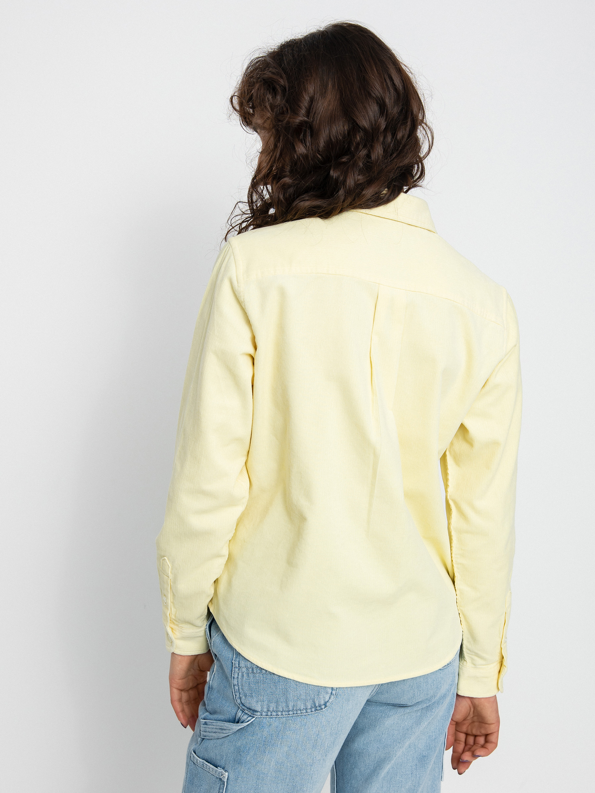 Koszula Carhartt WIP Madison Fine Cord Wmn (soft yellow/white)