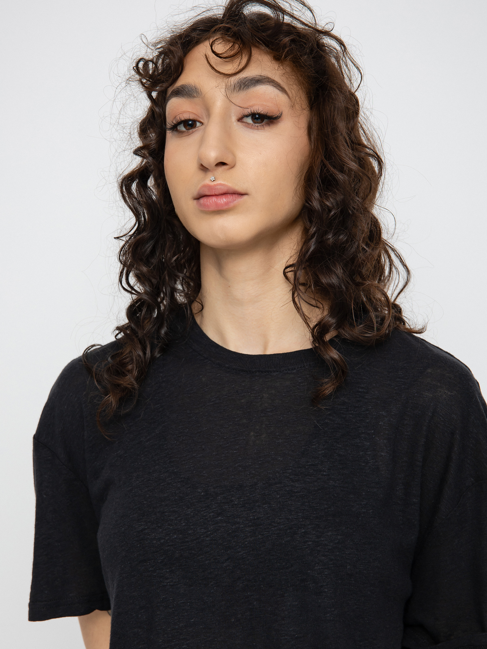 T-shirt Brixton Montauk Oversized Wmn (black)