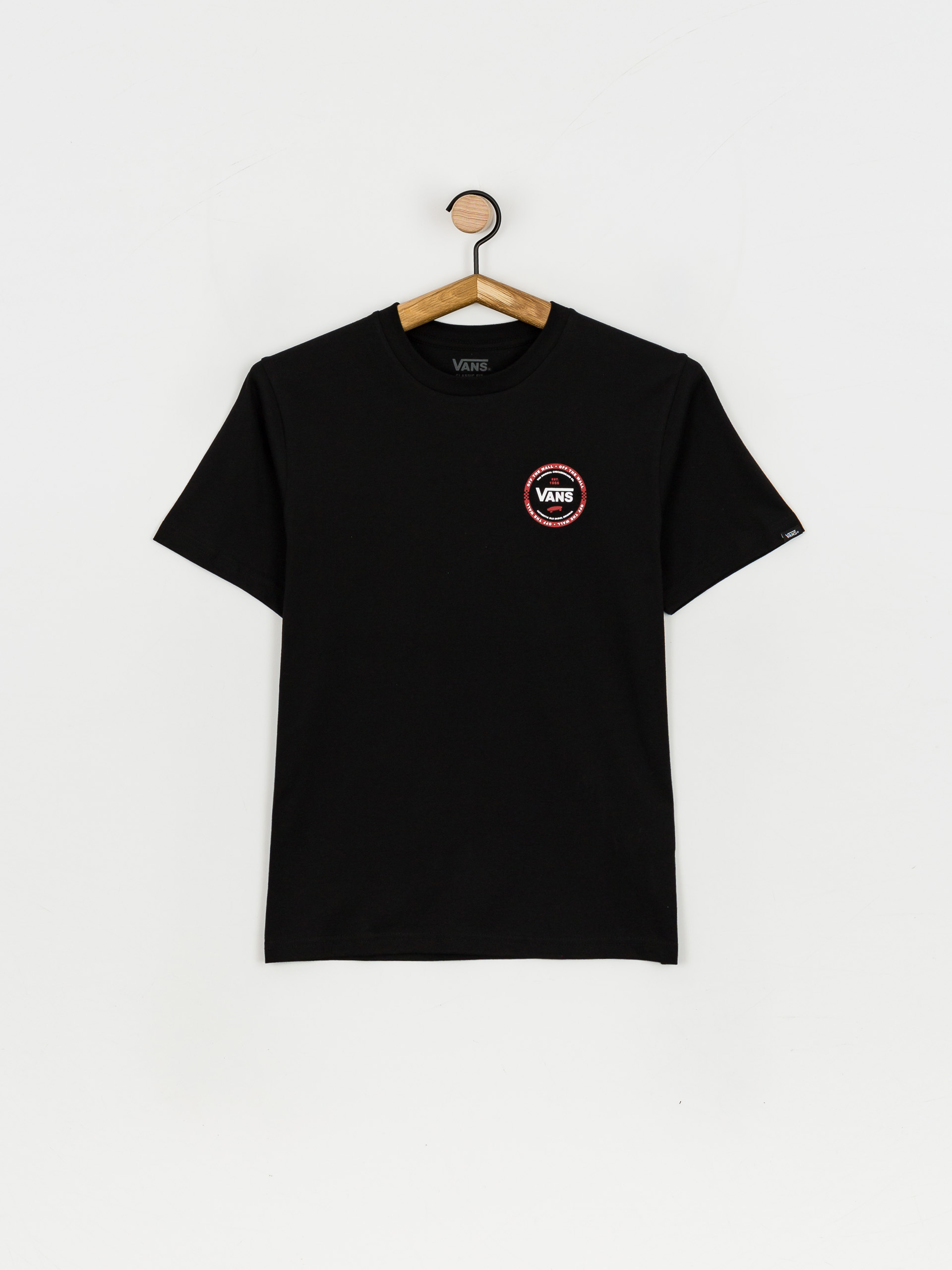 T-shirt Vans Logo Check JR (black)
