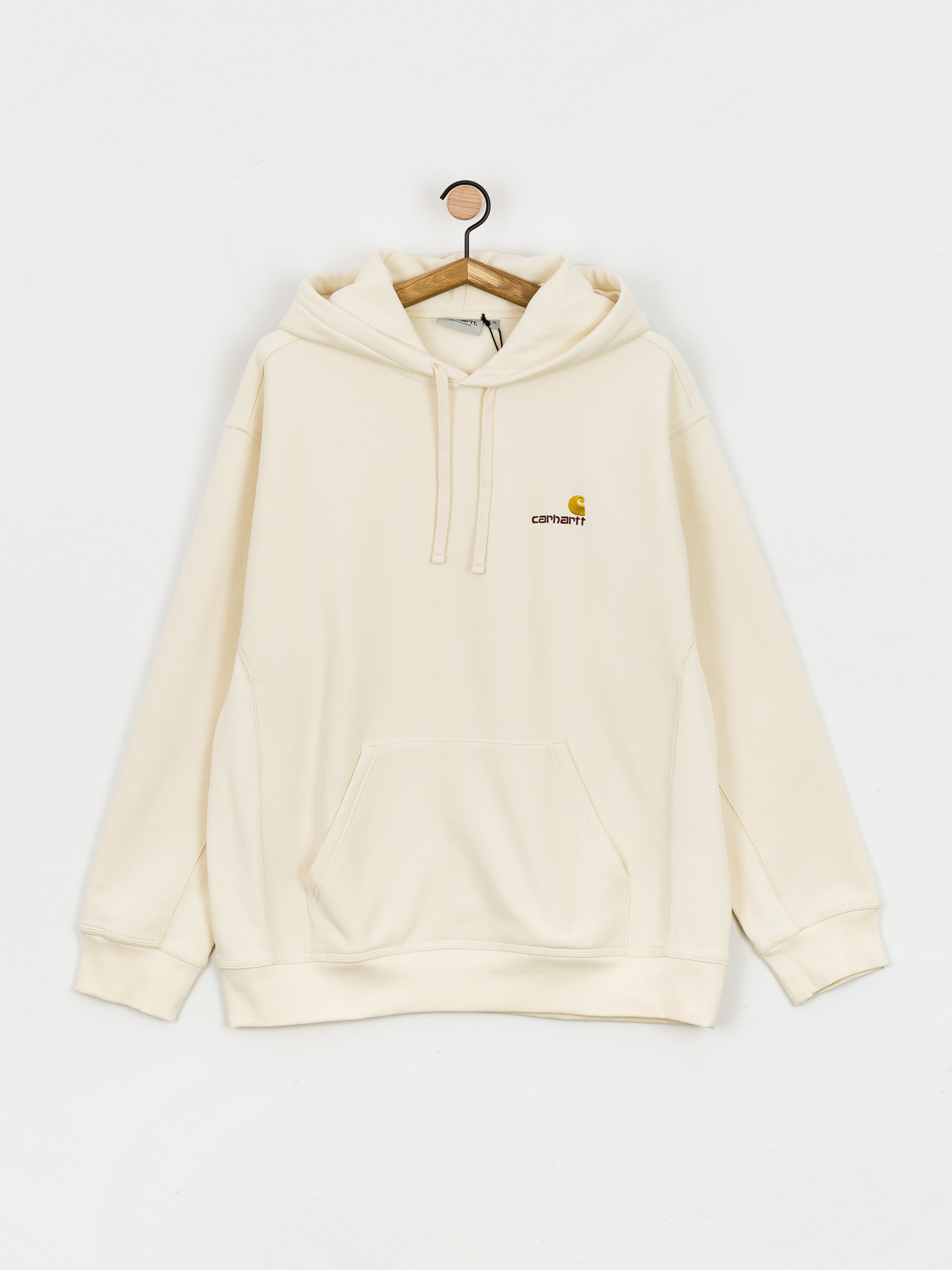 Bluza z kapturem Carhartt WIP American Script HD (natural)