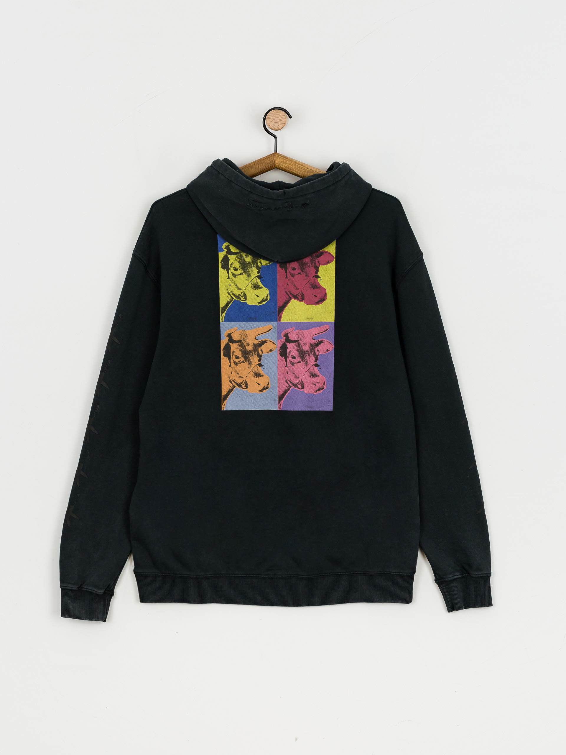 Bluza z kapturem DC X Andy Warhol Cow HD (black acid)