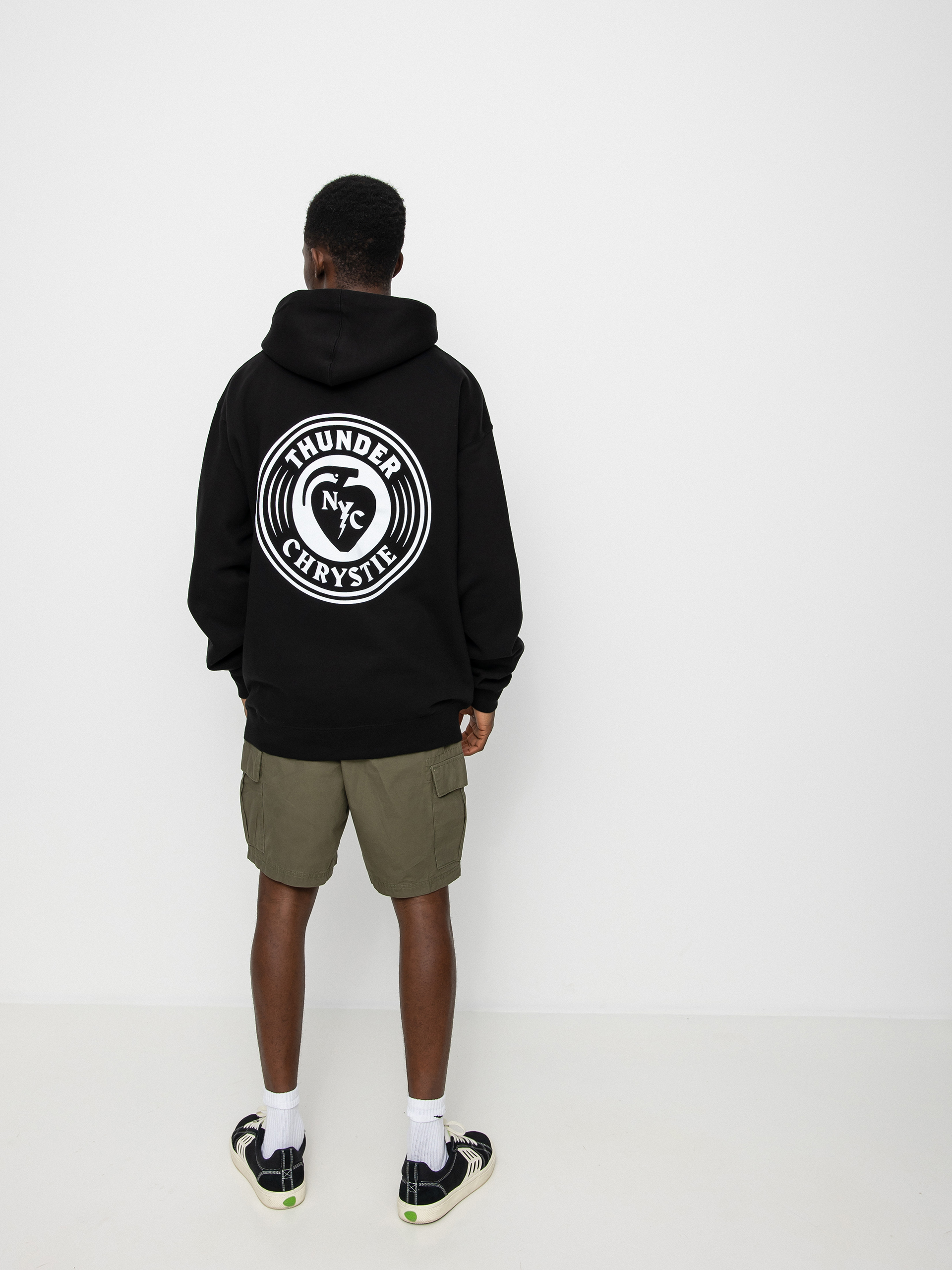 Bluza z kapturem Thunder X Chrystie Circle Logo (black)