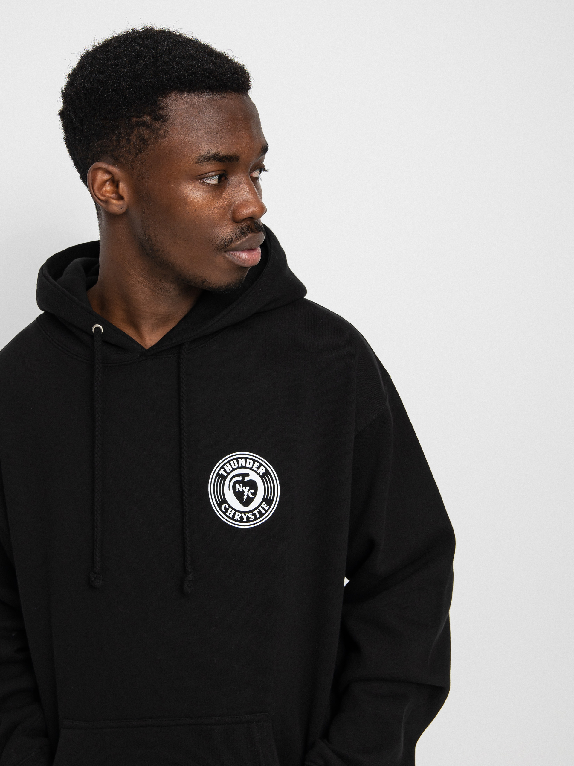 Bluza z kapturem Thunder X Chrystie Circle Logo (black)