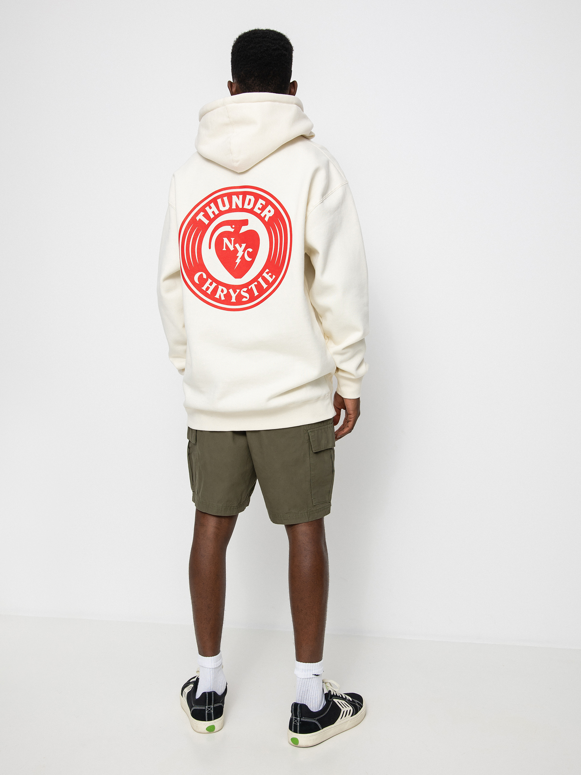 Bluza z kapturem Thunder X Chrystie Circle Logo (bone)