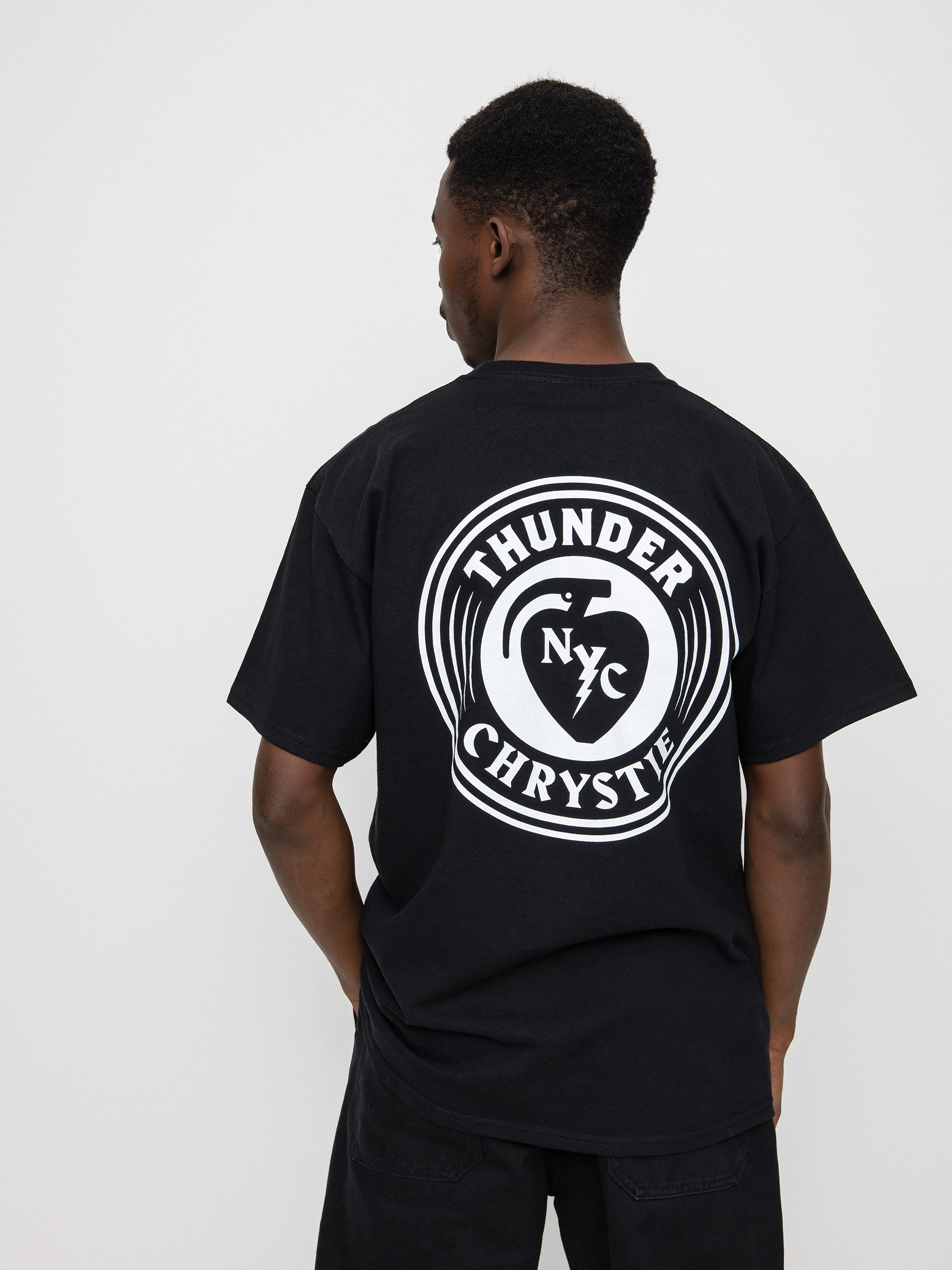 T-shirt Thunder X Chrystie Circle Logo (black)