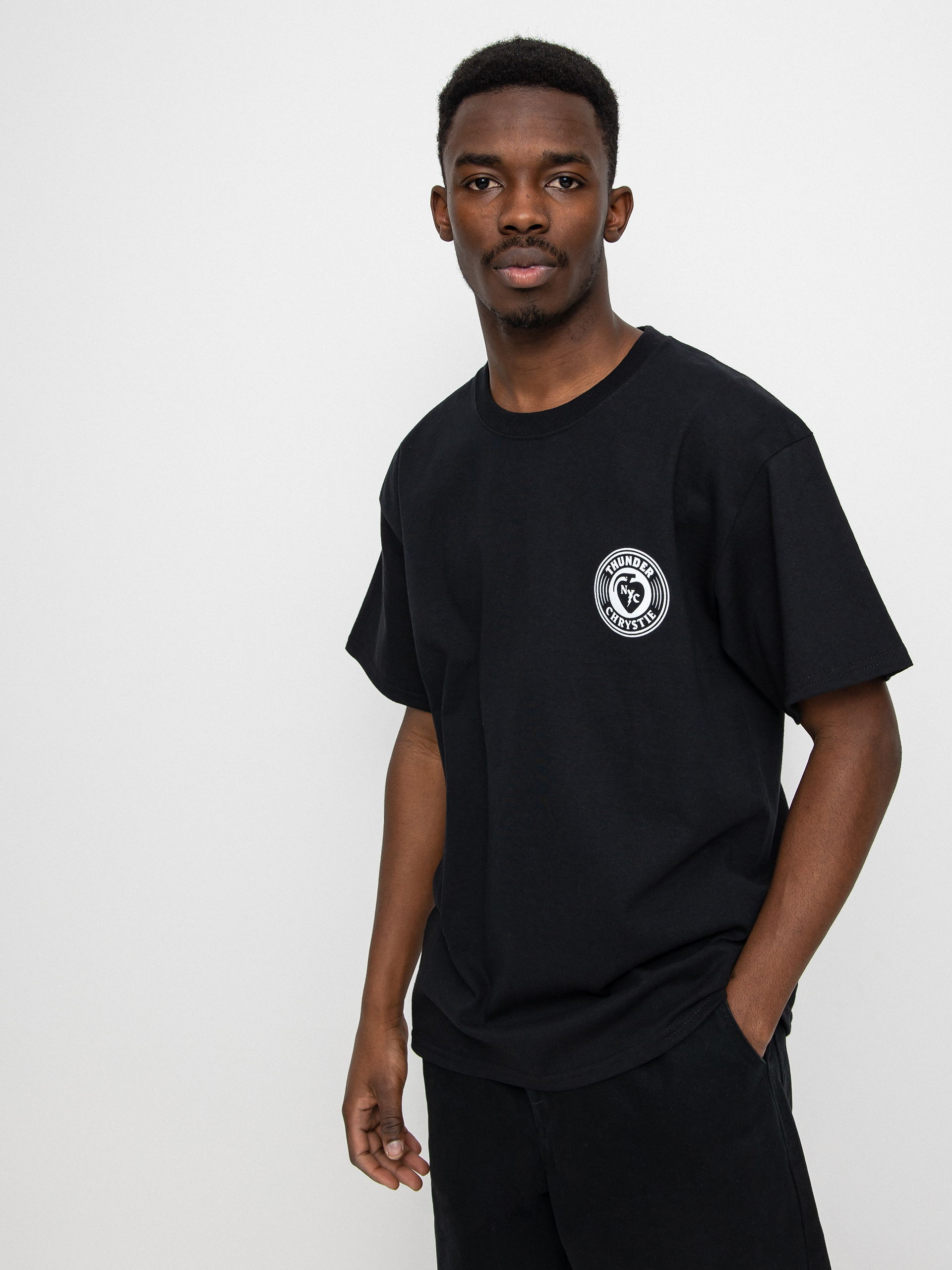 T-shirt Thunder X Chrystie Circle Logo (black)