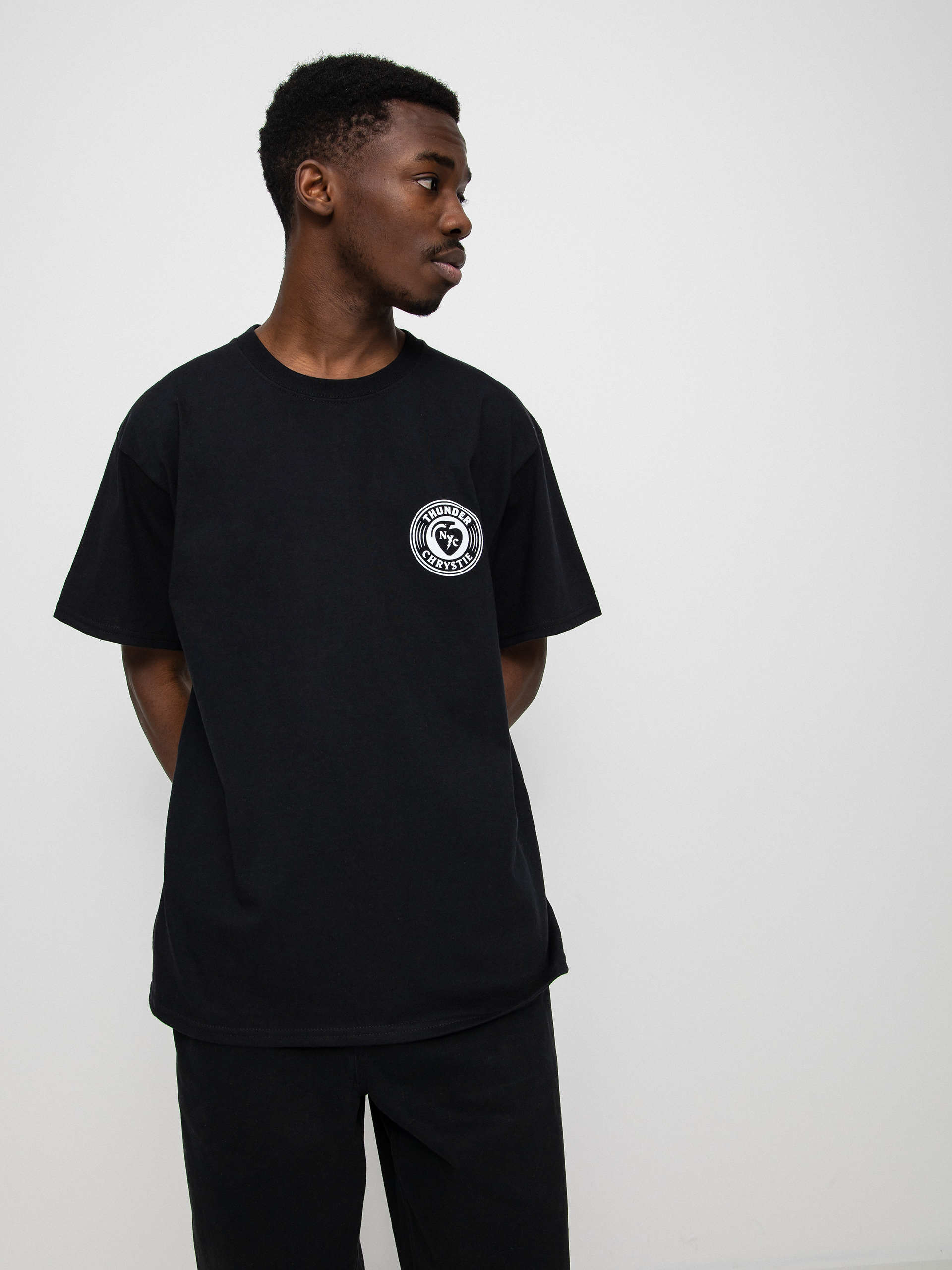 T-shirt Thunder X Chrystie Circle Logo (black)