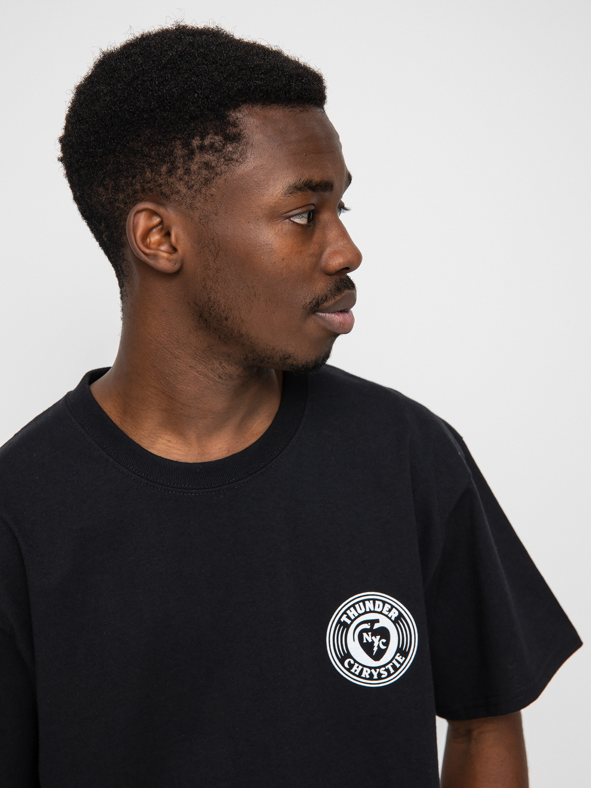 T-shirt Thunder X Chrystie Circle Logo (black)