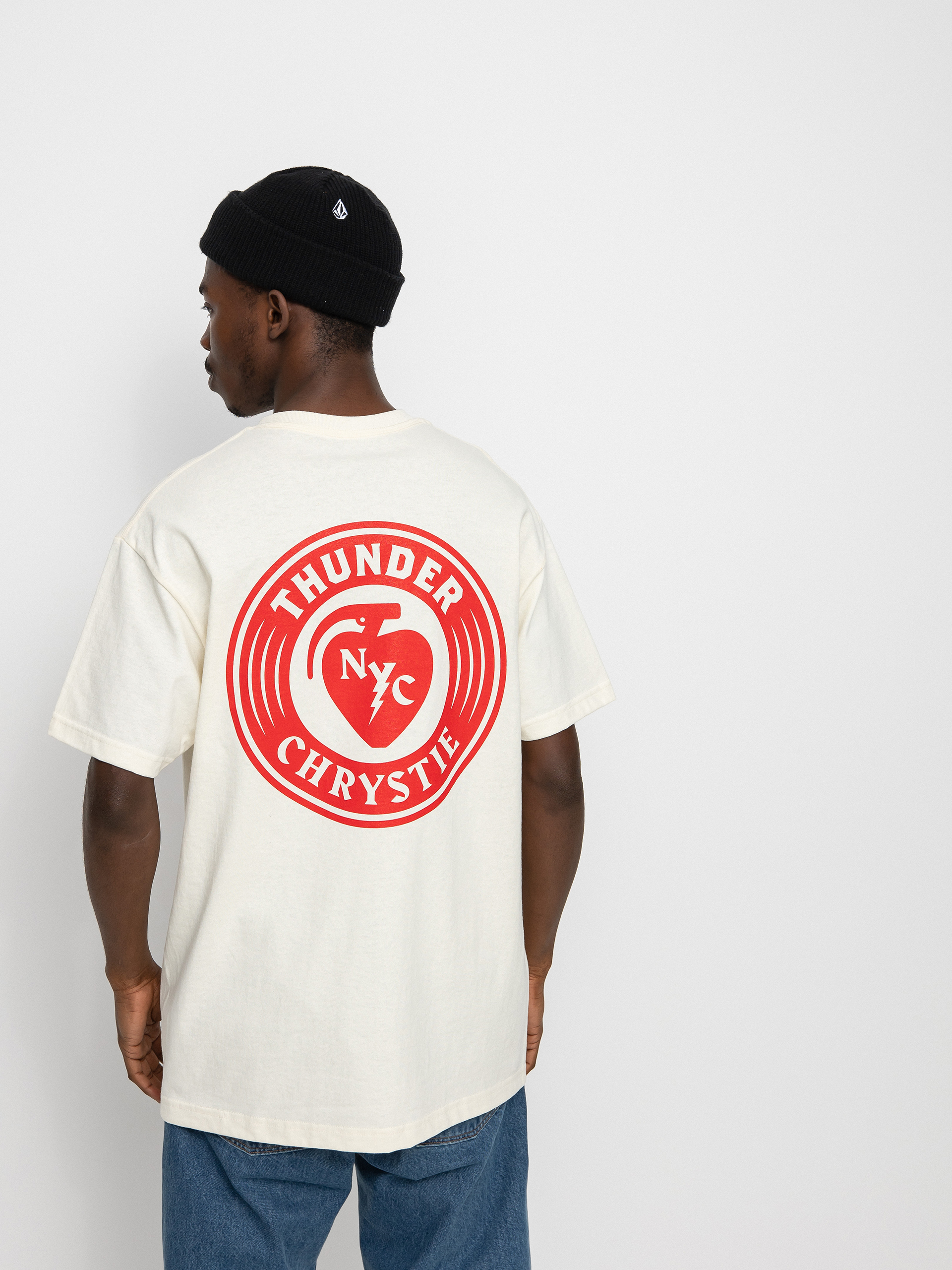T-shirt Thunder X Chrystie Circle Logo (bone)