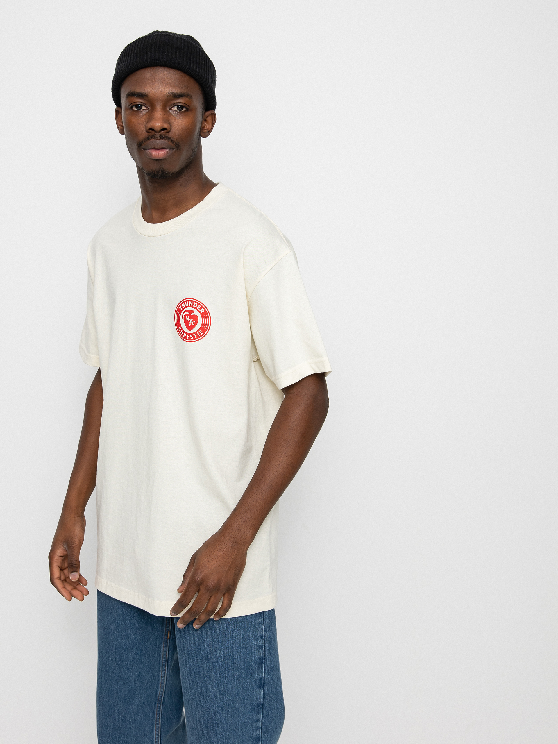 T-shirt Thunder X Chrystie Circle Logo (bone)