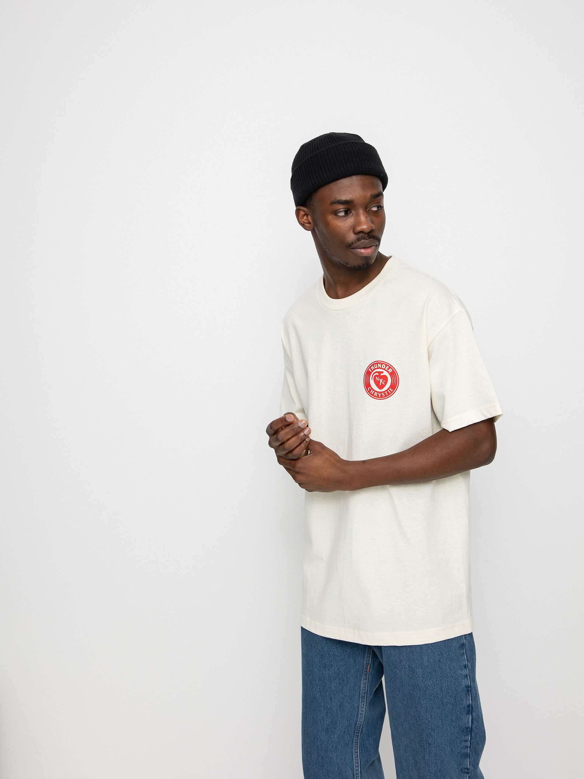 T-shirt Thunder X Chrystie Circle Logo (bone)