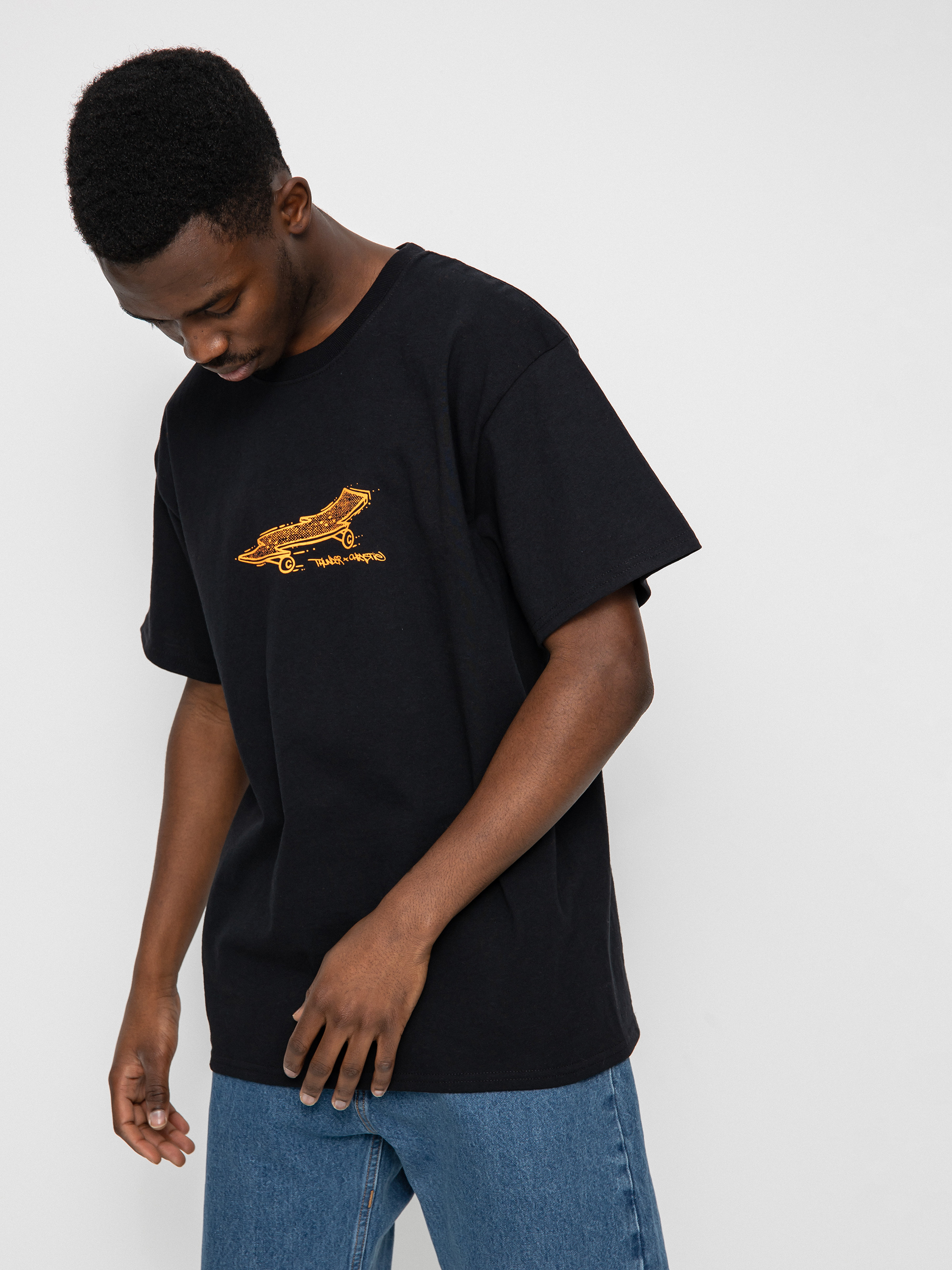 T-shirt Thunder X Chrystie Thunder Lightening Bolt Board (black)