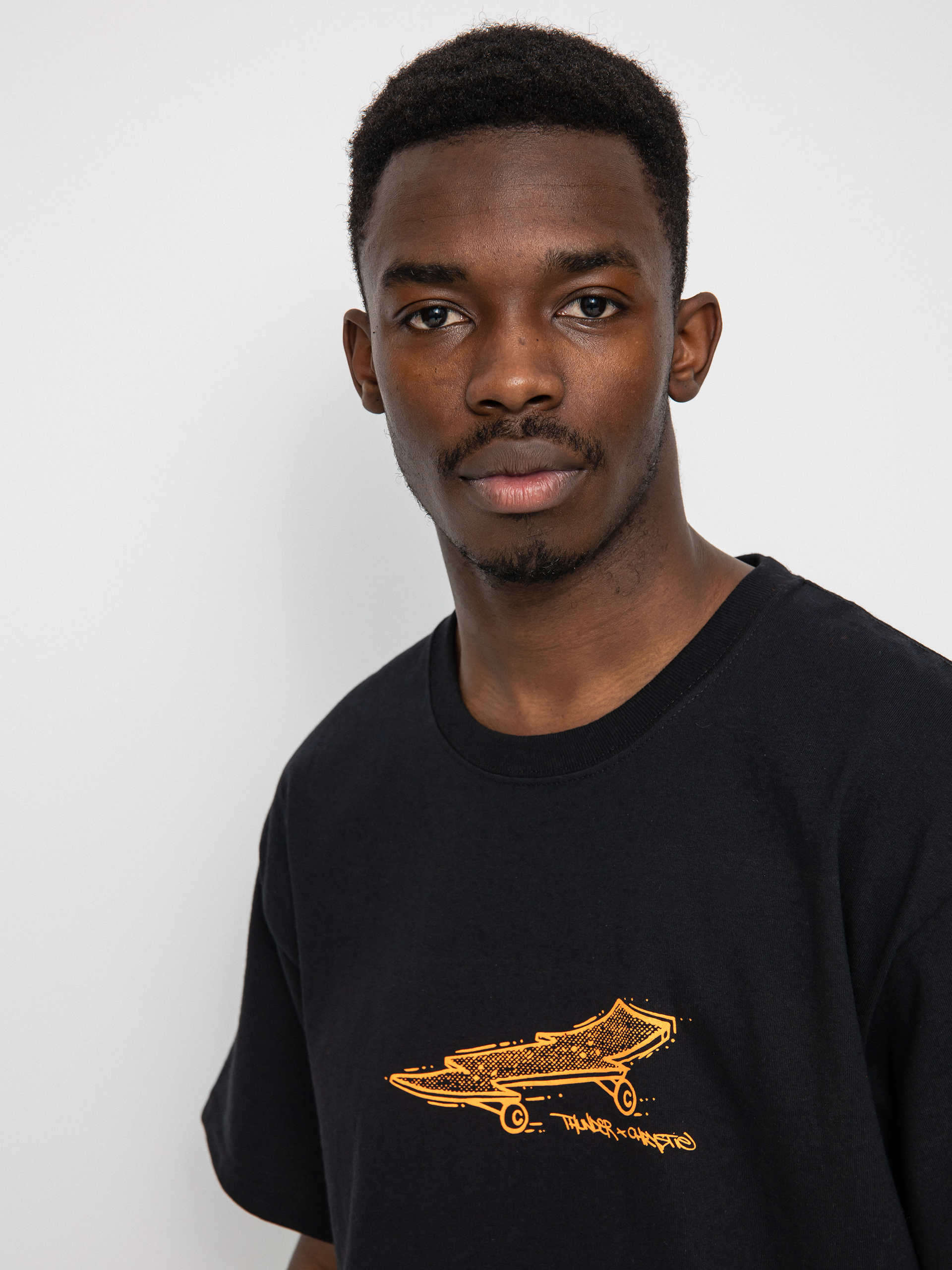 T-shirt Thunder X Chrystie Thunder Lightening Bolt Board (black)