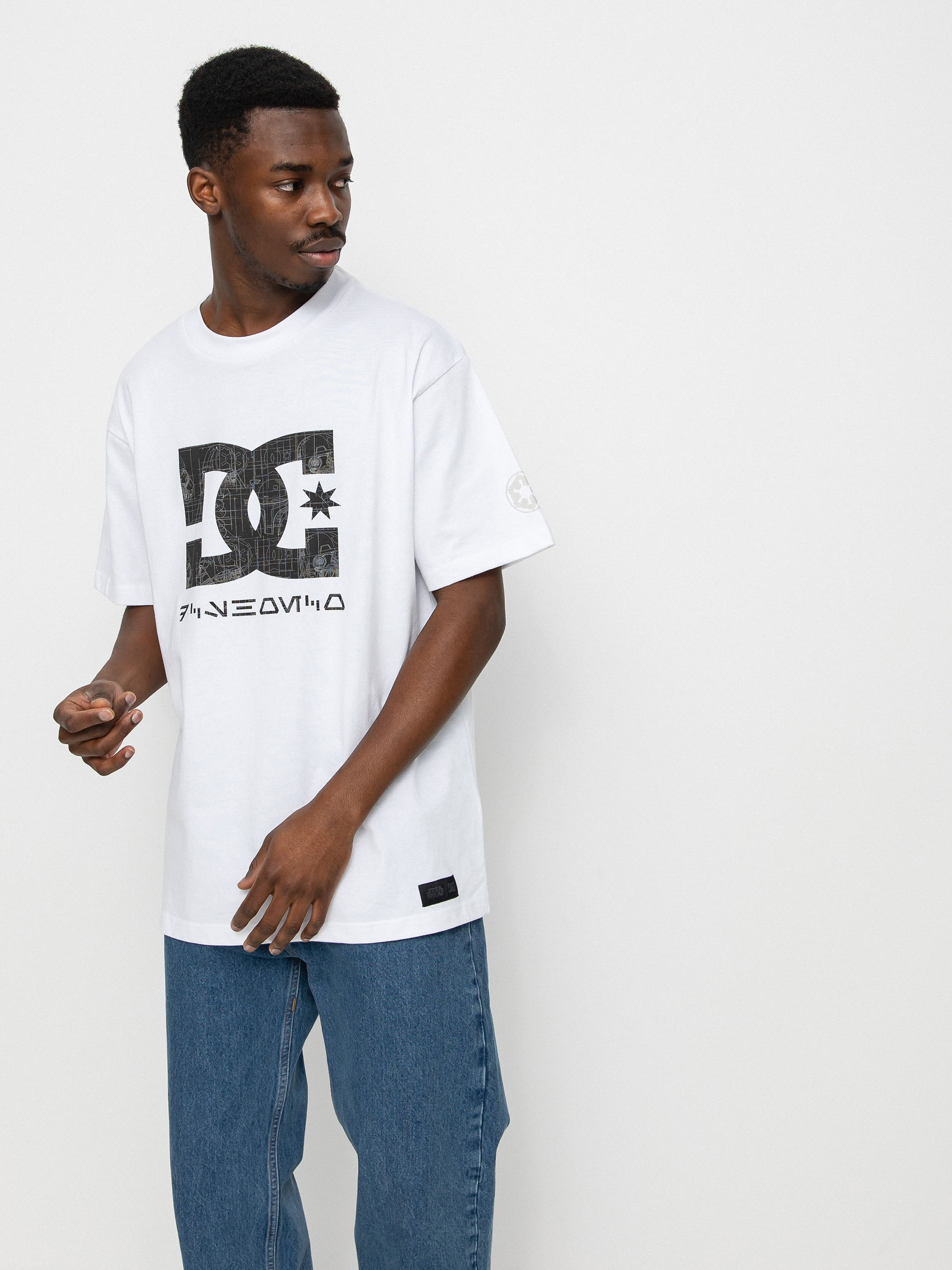T-shirt DC X Star Wars Star Darkside (white)