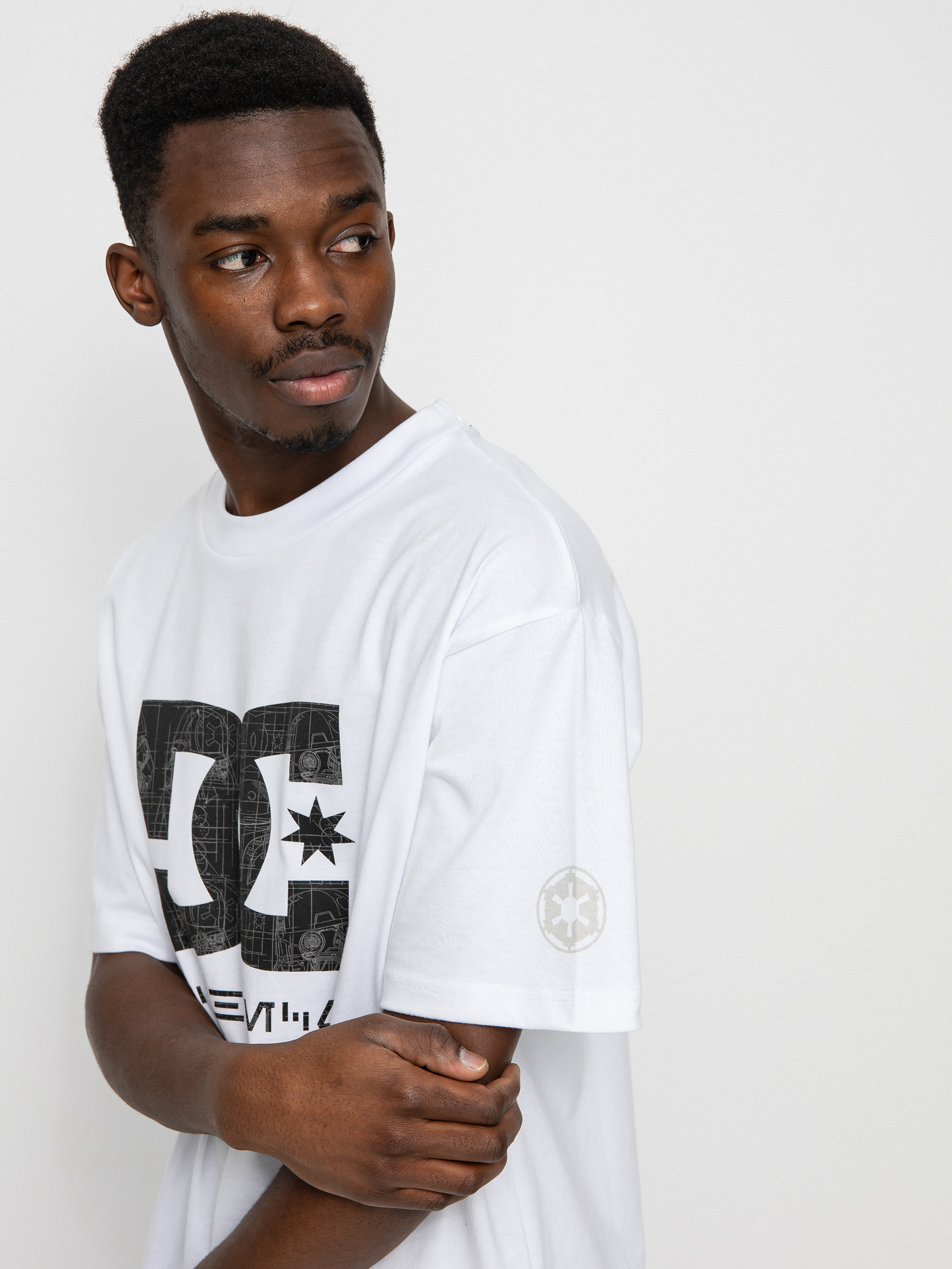 T-shirt DC X Star Wars Star Darkside (white)