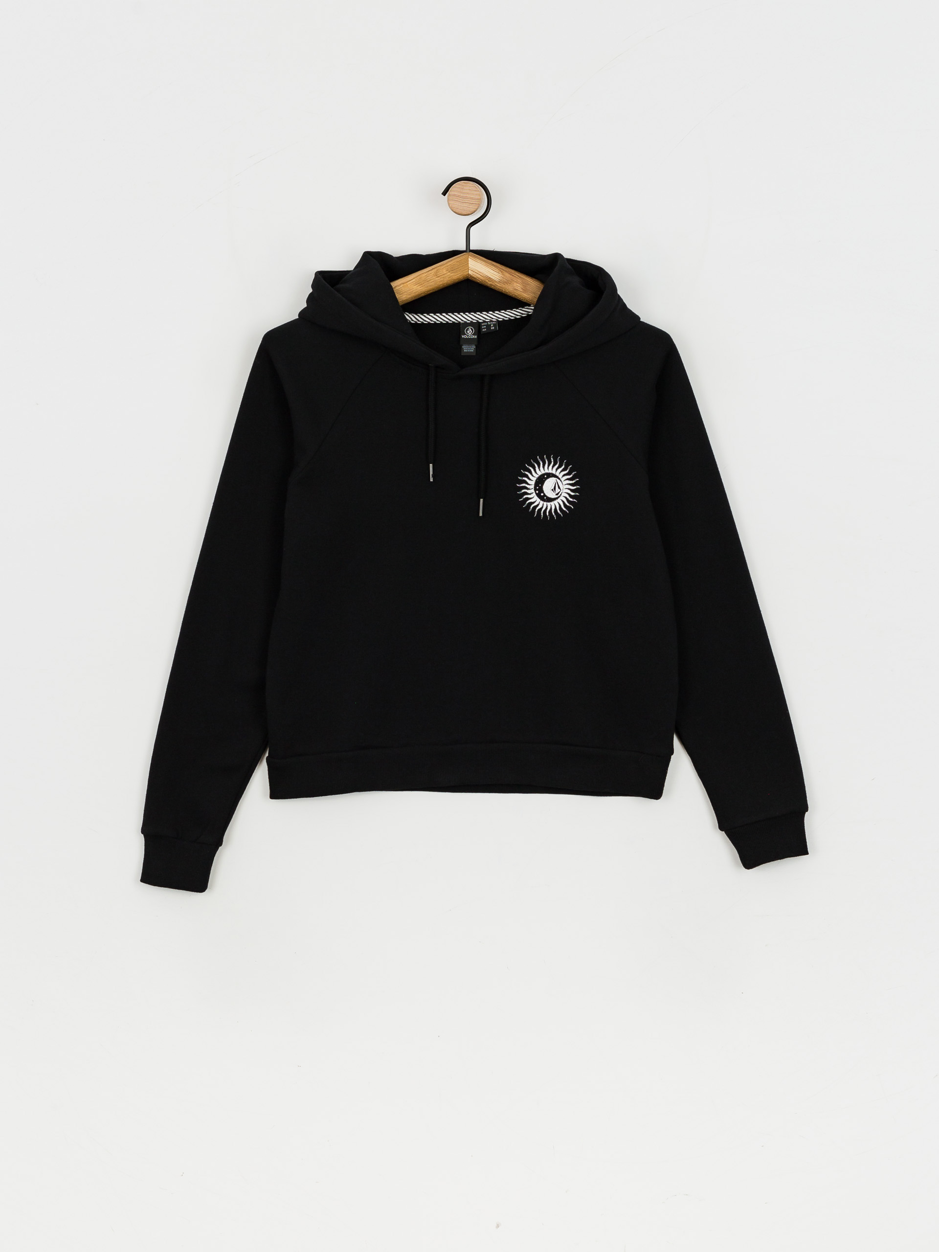 Bluza z kapturem Volcom Truly Stokin HD Wmn (black white)