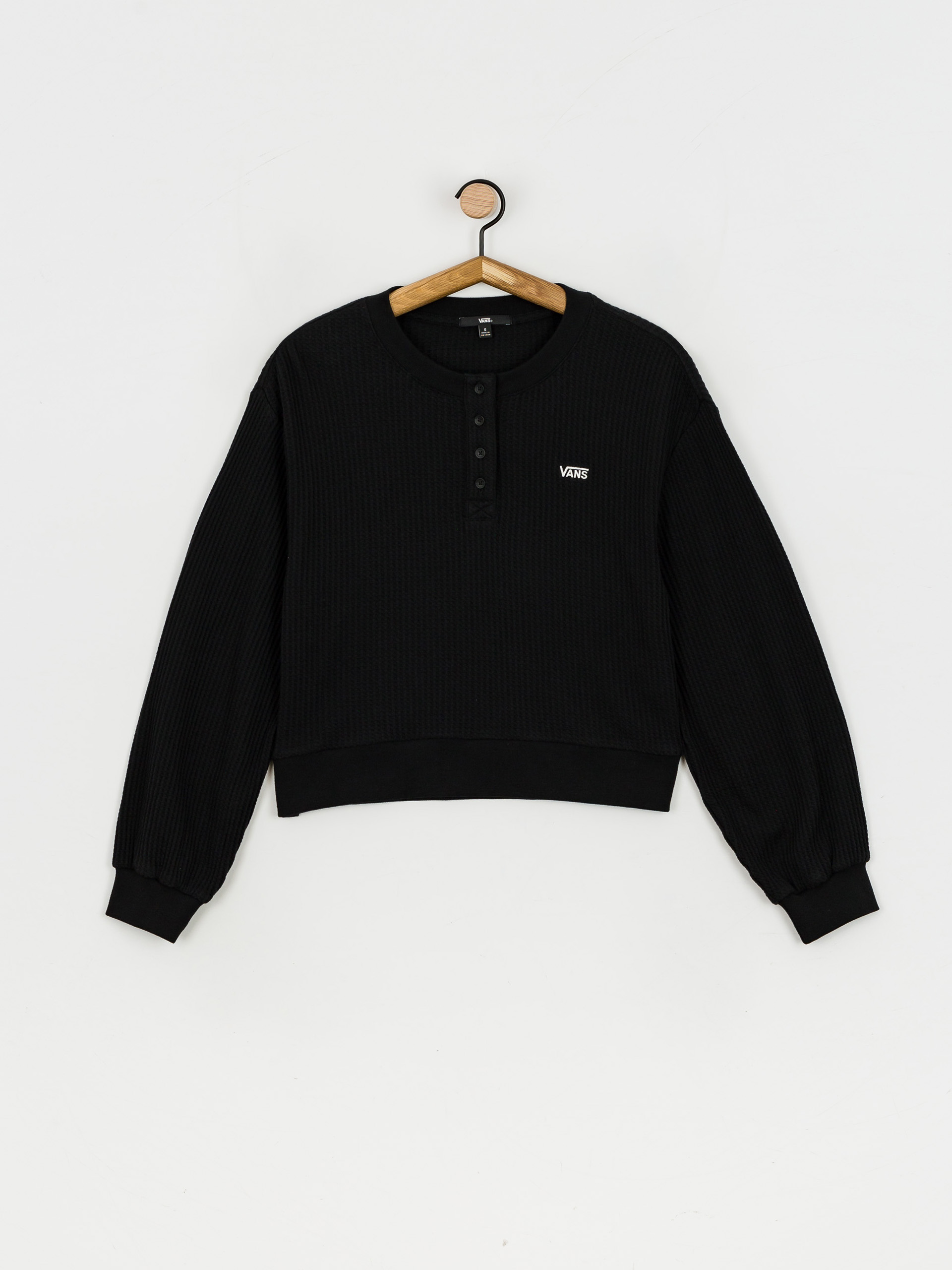 Bluza Vans Laid Back Henley Wmn (black)