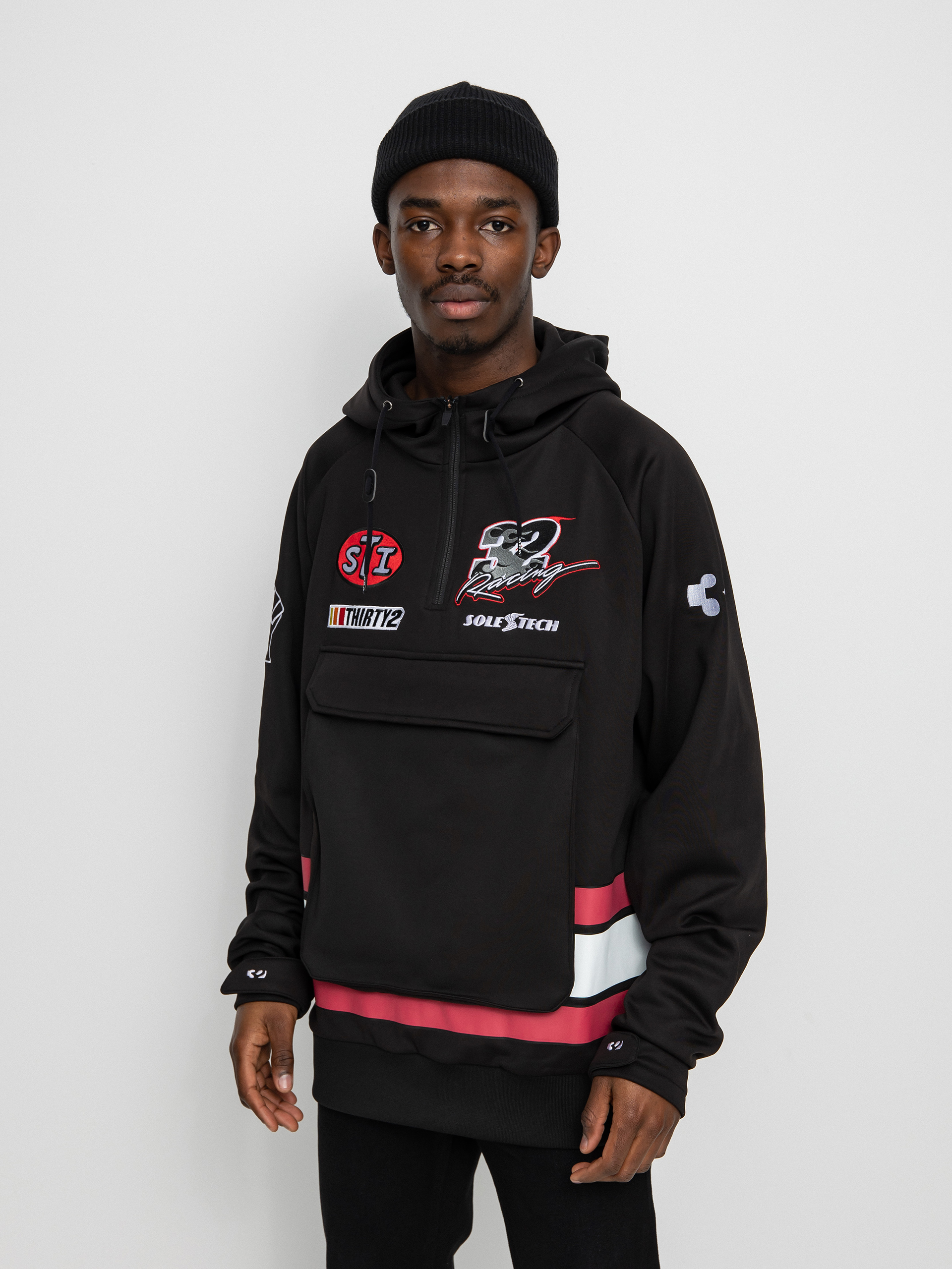 Bluza z kapturem ThirtyTwo Zeb Signature Tech HD (black/red)