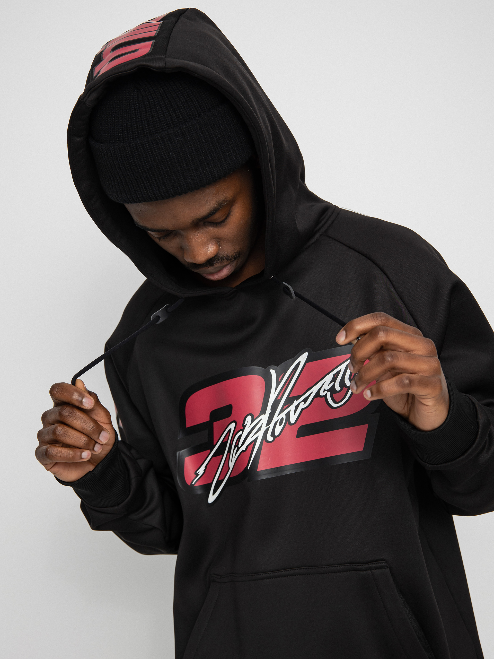 Bluza z kapturem ThirtyTwo Zeb Signature Tech HD (black/red)