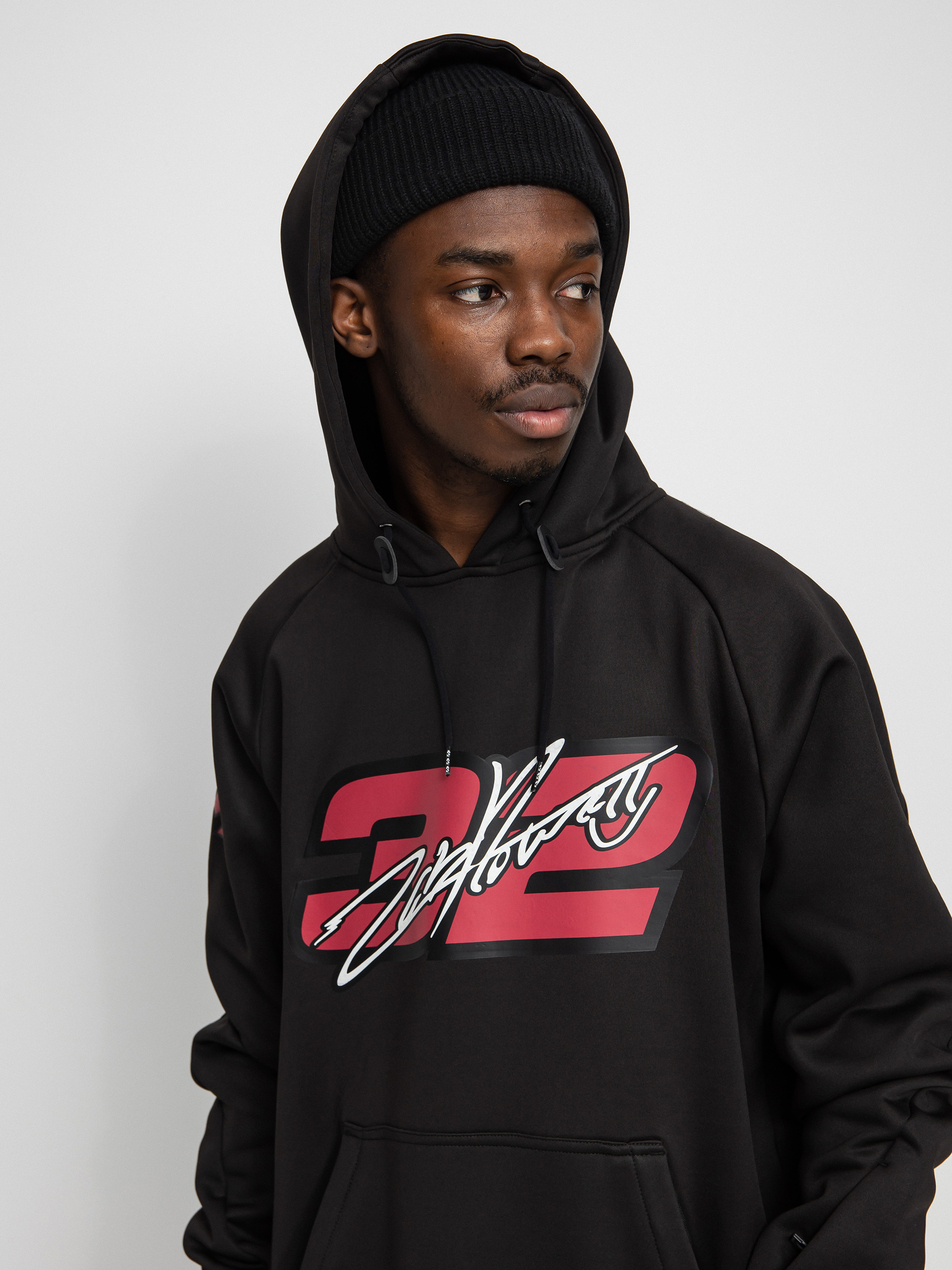 Bluza z kapturem ThirtyTwo Zeb Signature Tech HD (black/red)