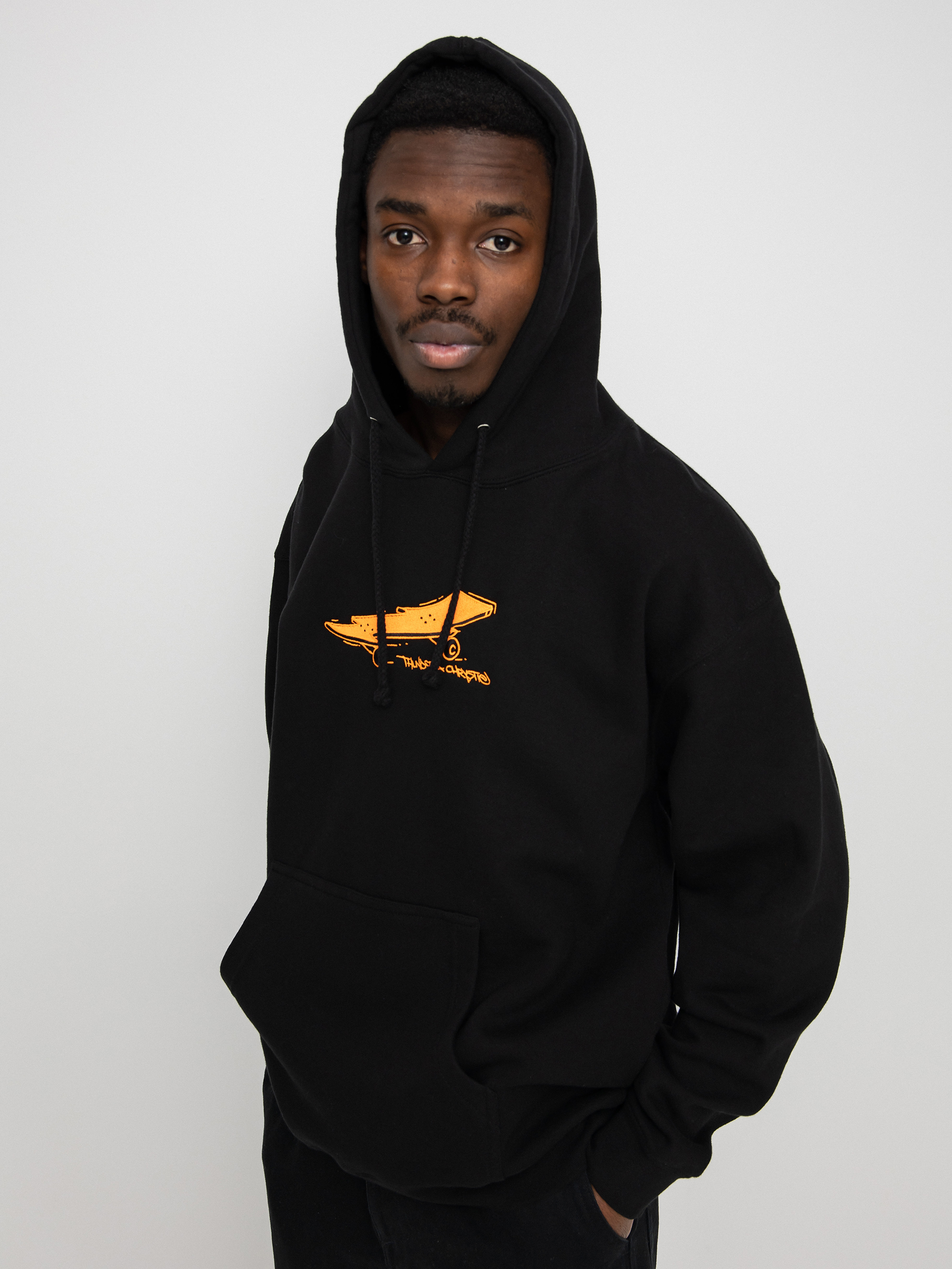 Bluza z kapturem Thunder X Chrystie Thunder Lightening Bolt Board (black)