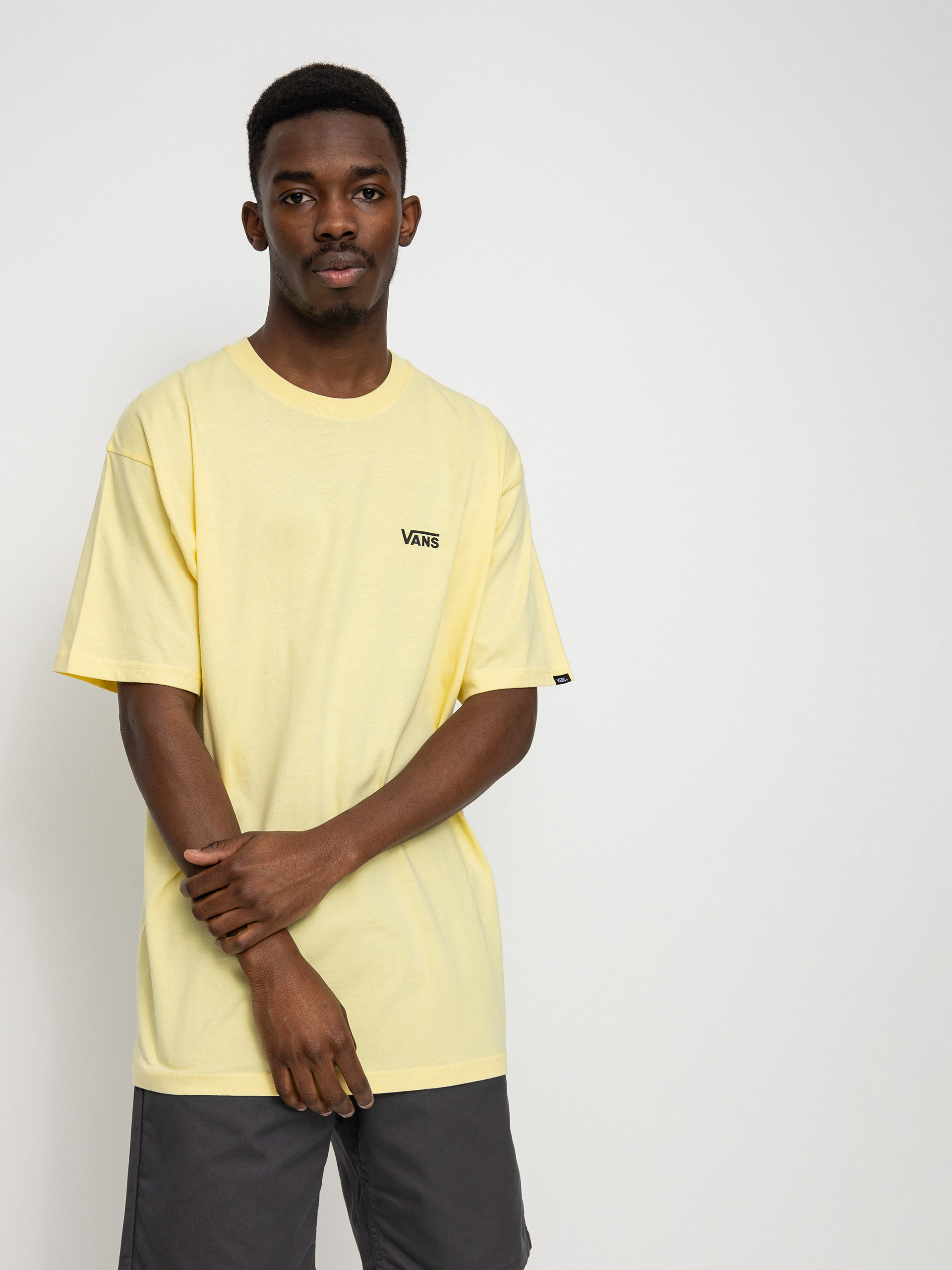 T-shirt Vans Left Chest Logo Plus (pale banana)