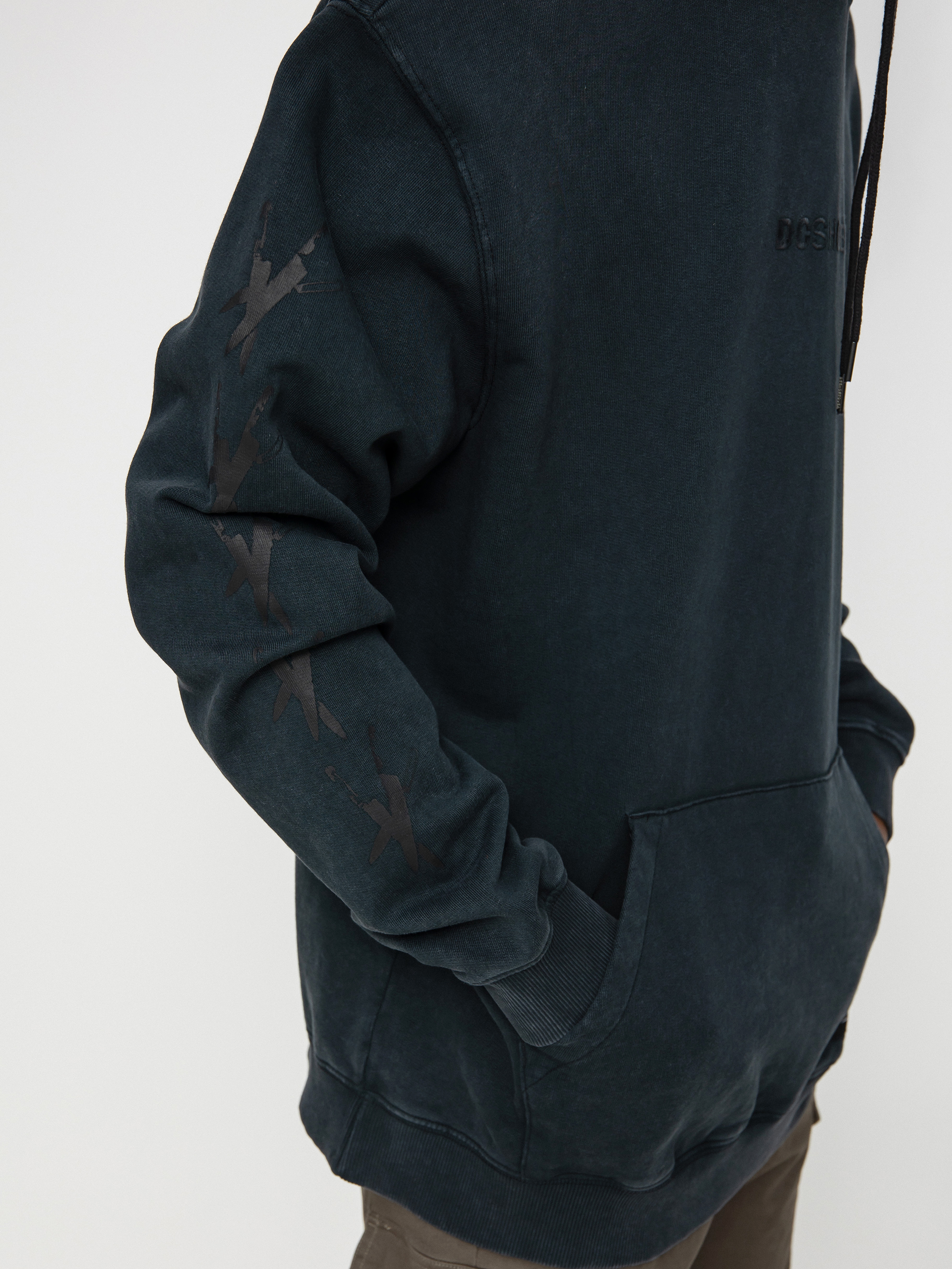 Bluza z kapturem DC X Andy Warhol Cow HD (black acid)