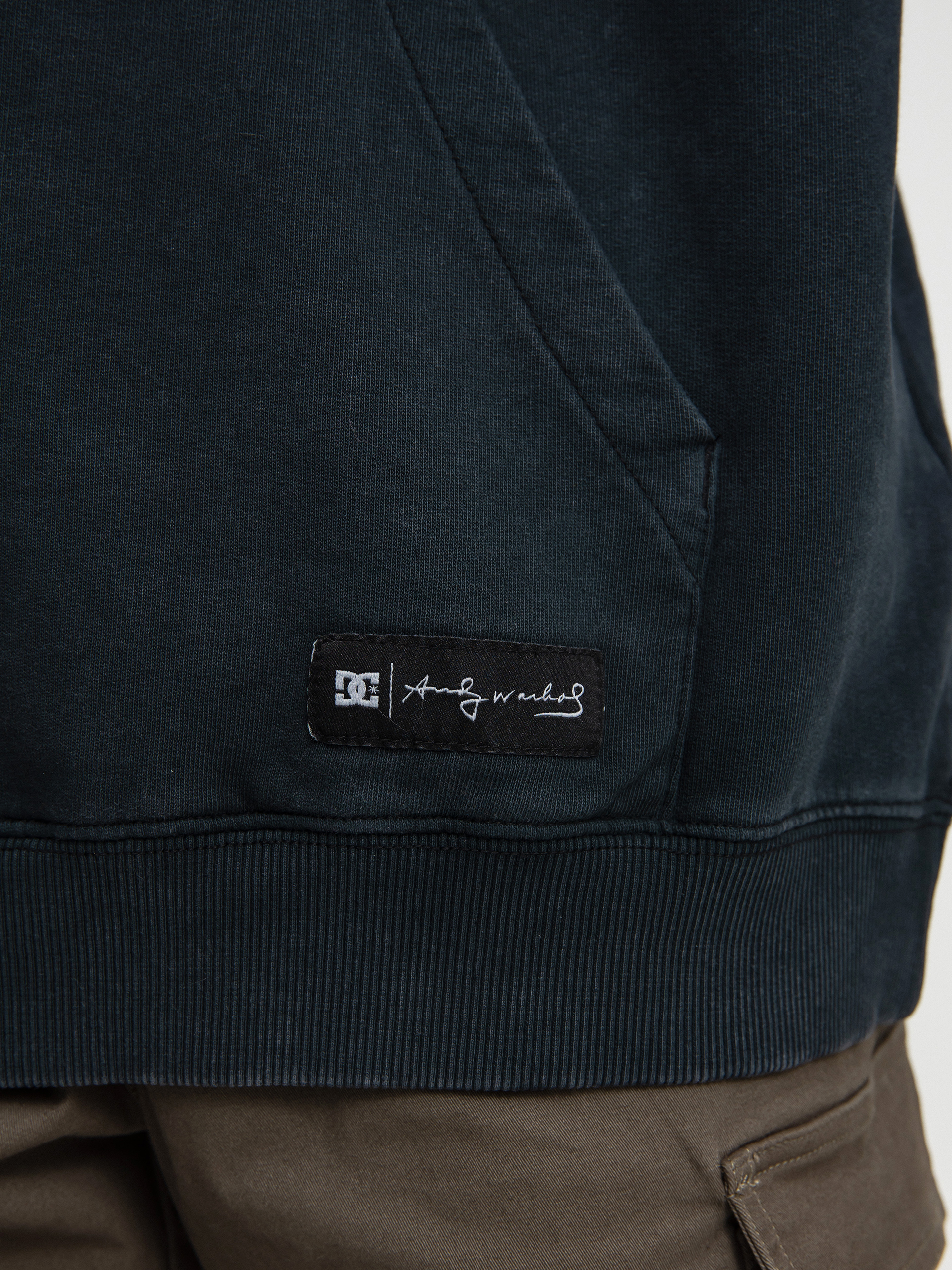 Bluza z kapturem DC X Andy Warhol Cow HD (black acid)