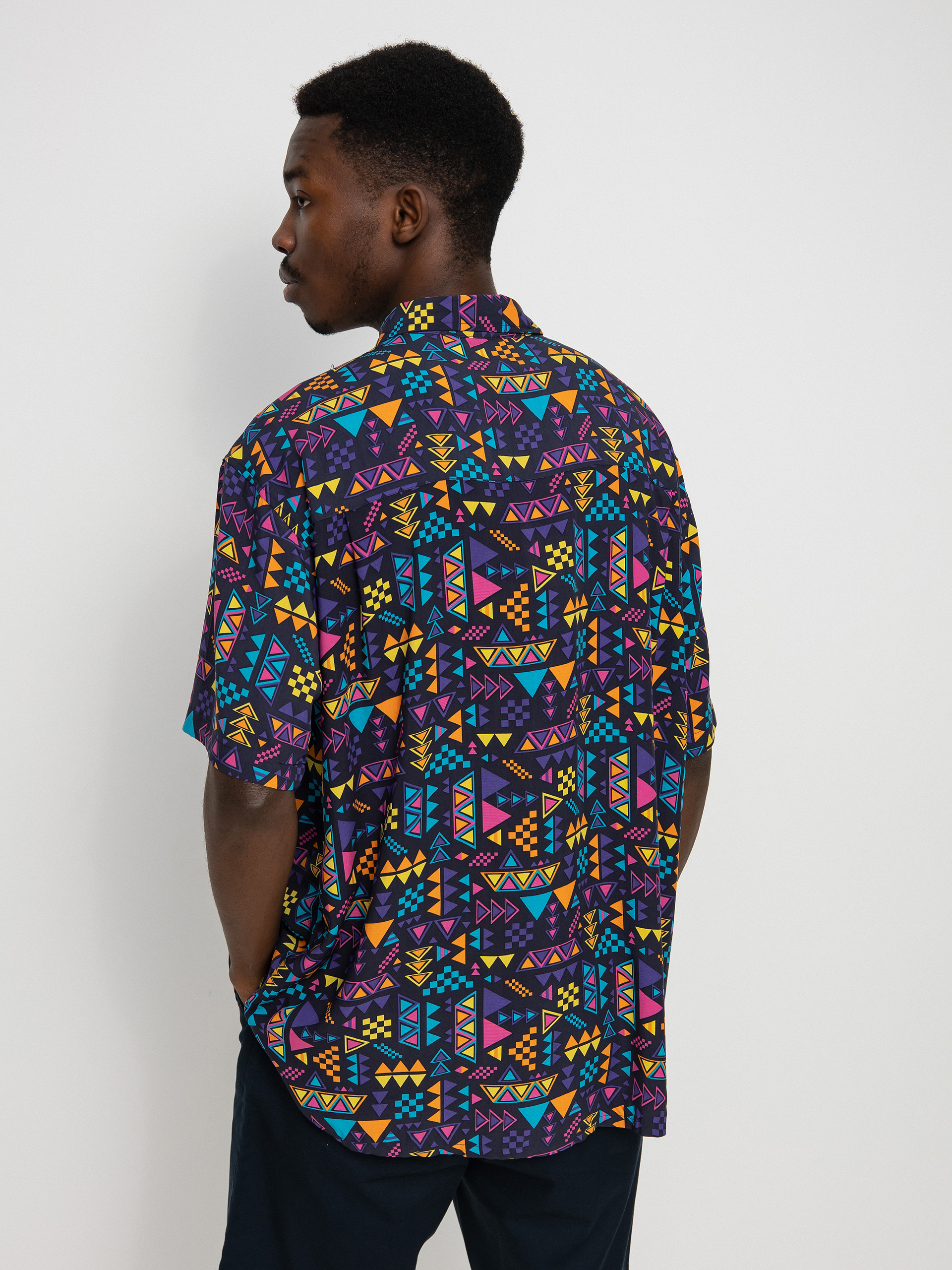 Koszula Iriedaily Resort Ssl (navy purple)