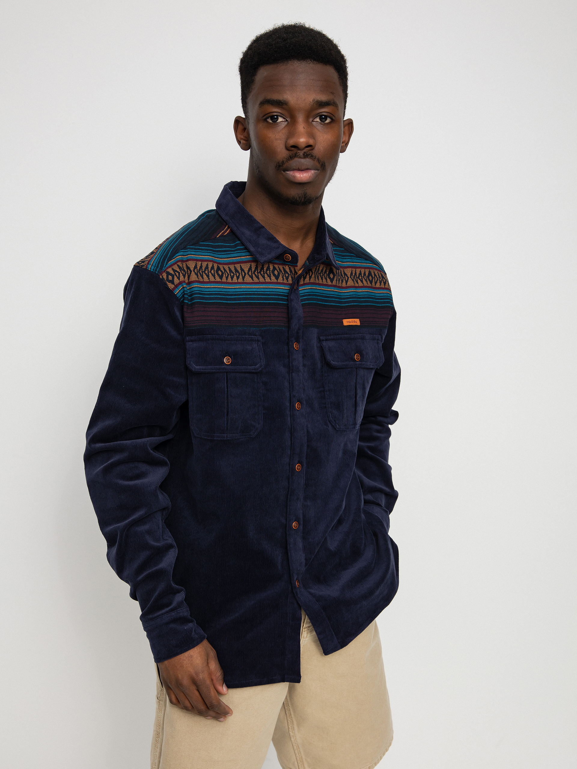 Koszula Iriedaily Vintachi Cord (navy)