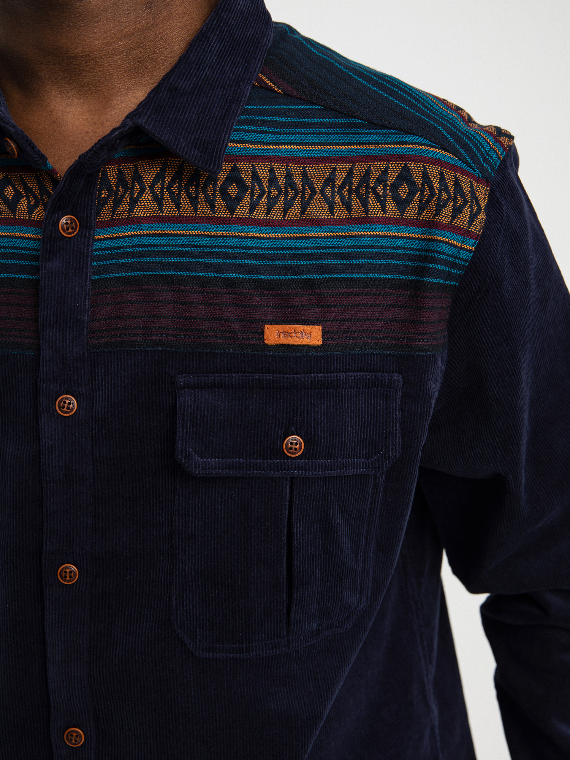 Koszula Iriedaily Vintachi Cord (navy)