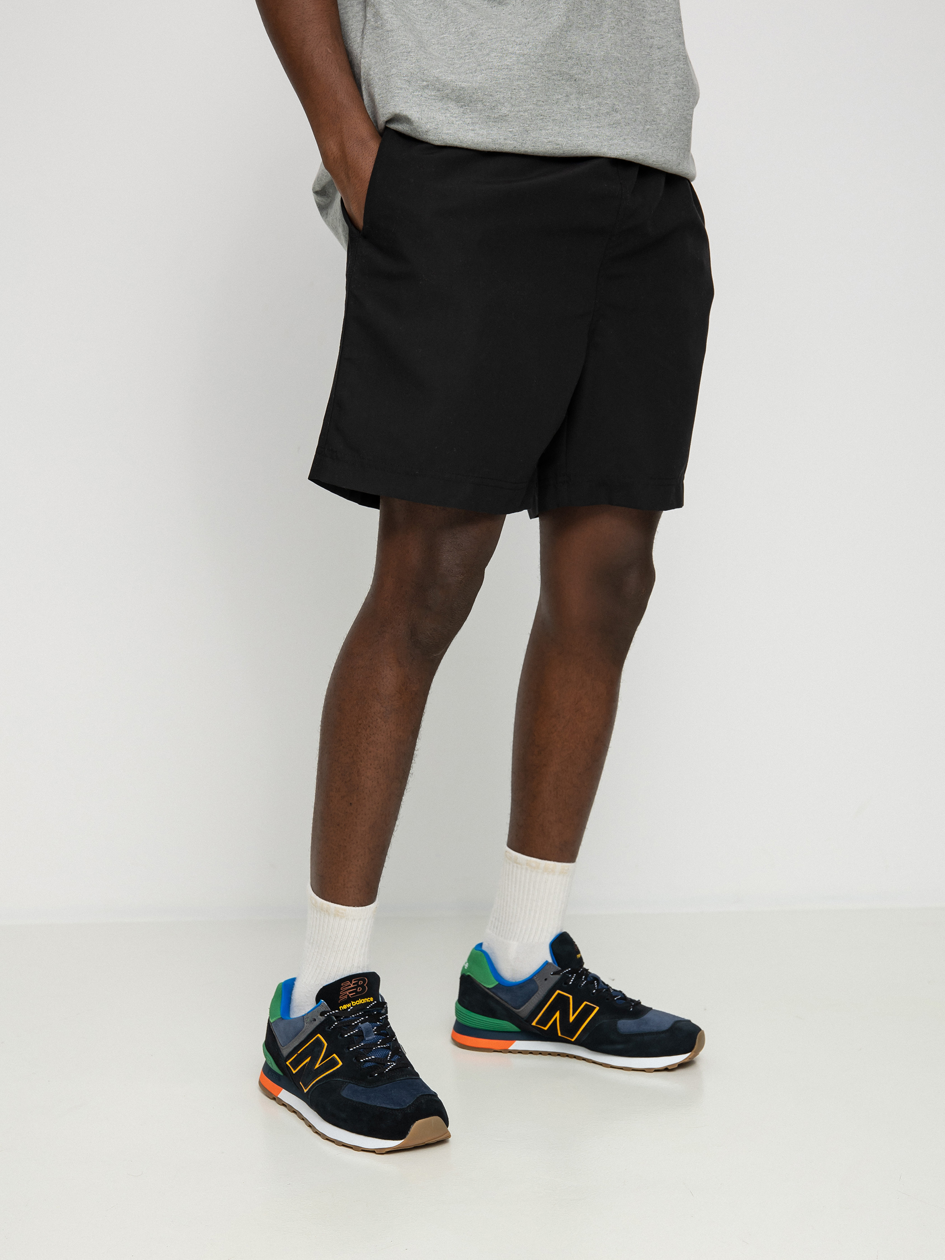 Szorty Carhartt WIP Chase Swim (black/gold)